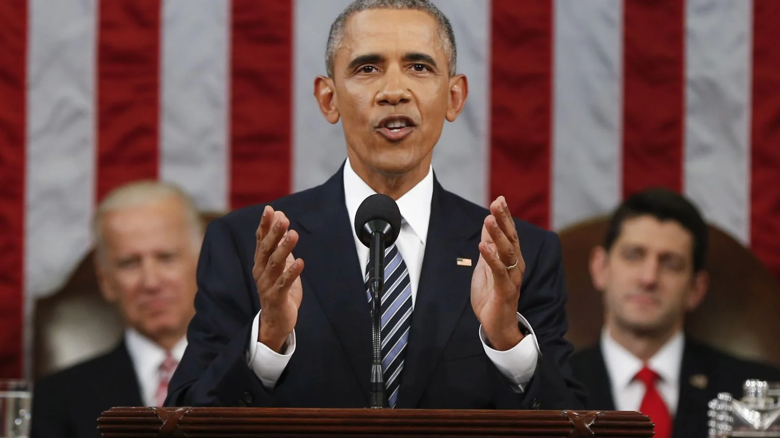 Obama Rallies American Optimism during Final State of the Union
