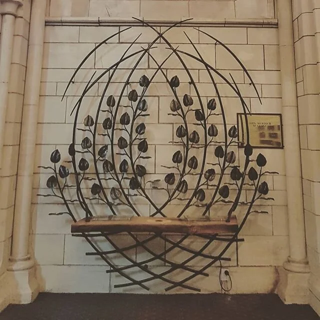 Votive candle stand completed early February designed with Architect Peter Reed #blacksmithing #artistblacksmith #forging #welding #contemporaryblacksmith #chrismooresculpture #contemporaryblacksmith #nzblacksmith #nzartist