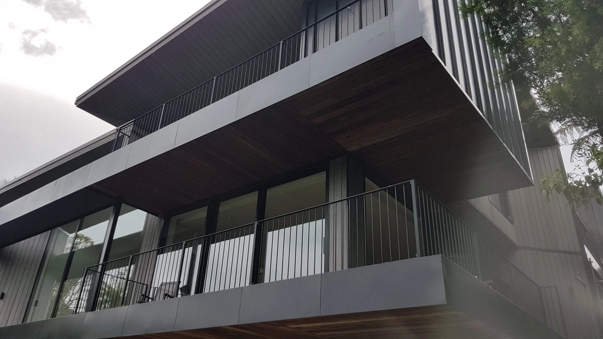 Simple Balustrades for a modern home in Oratia