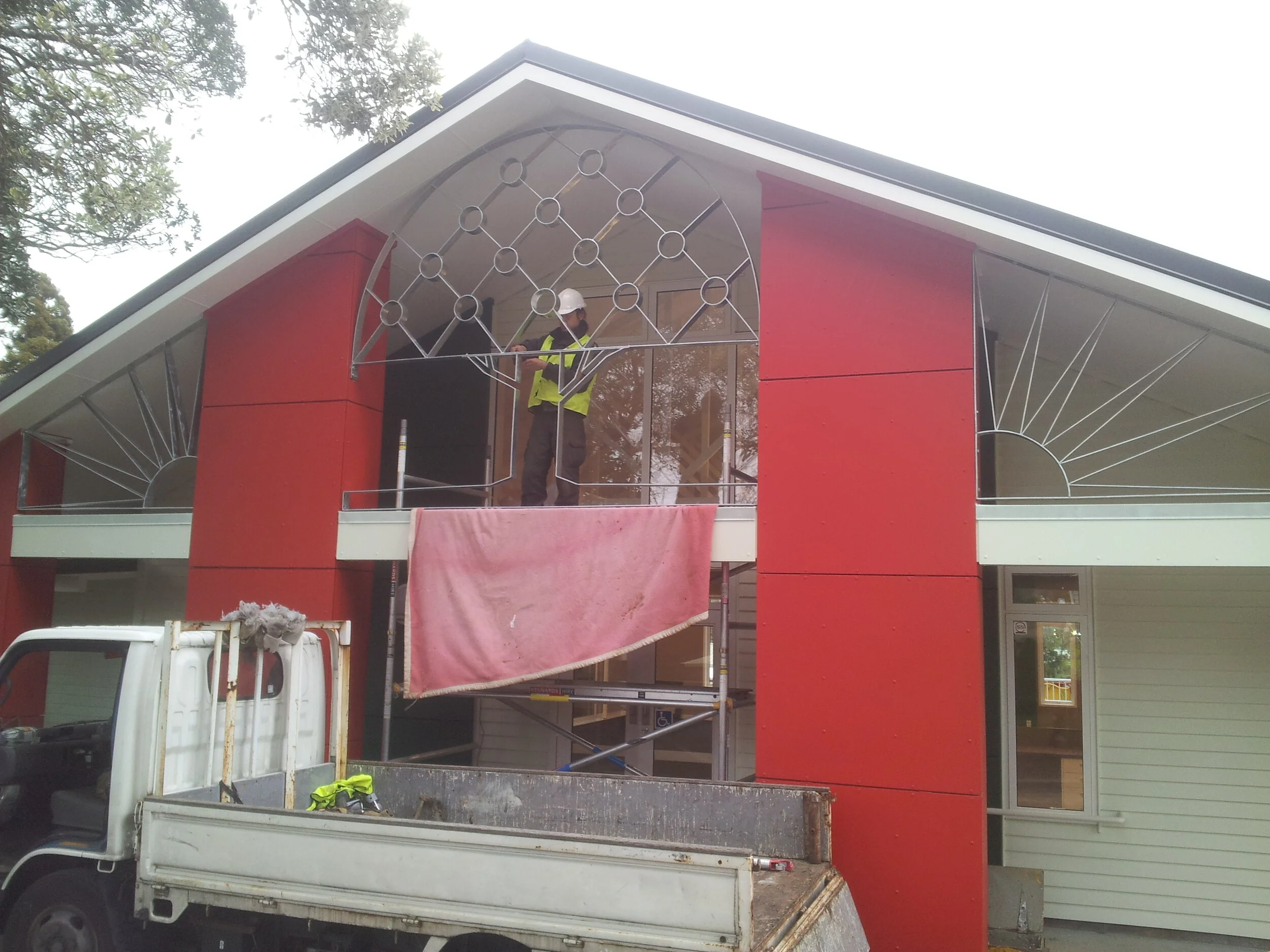 Oratia Primary school hall entrance
