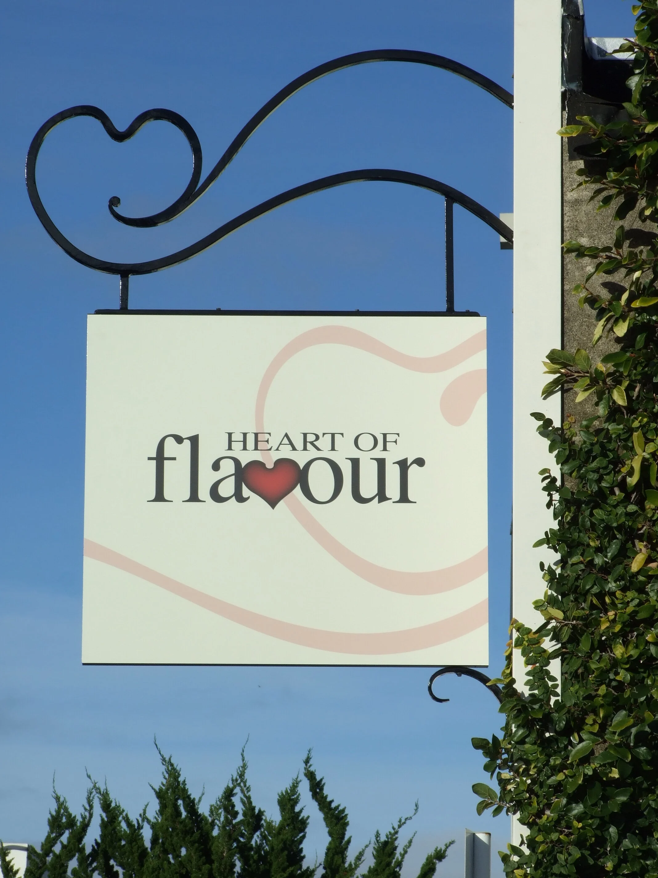 Heart of Flavour sign, Newmarket