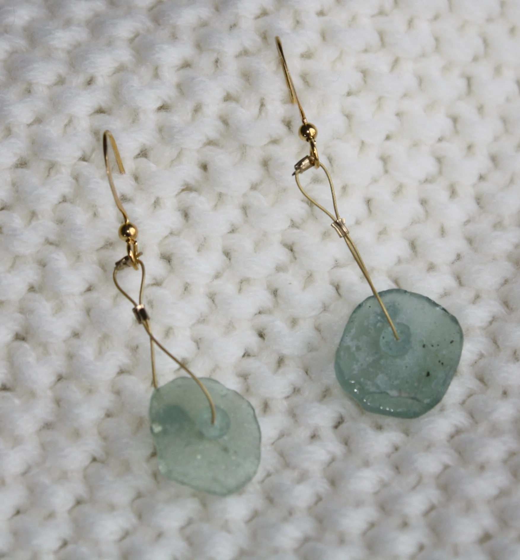 Ancient Roman Glass Earrings