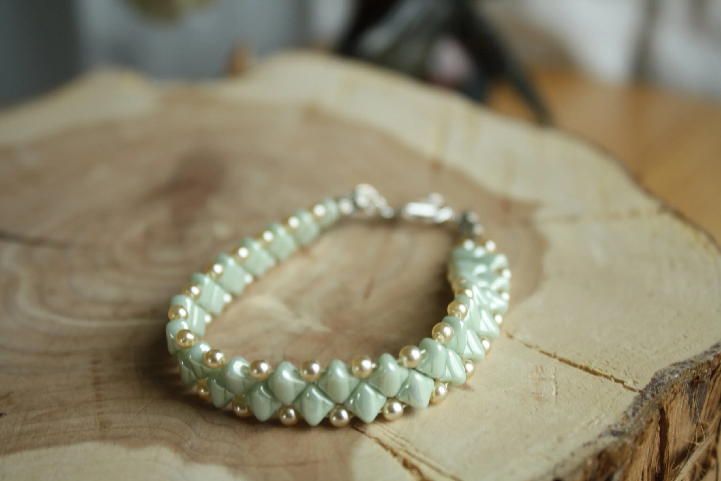 Czech Glass and Cultured Freshwater Pearls