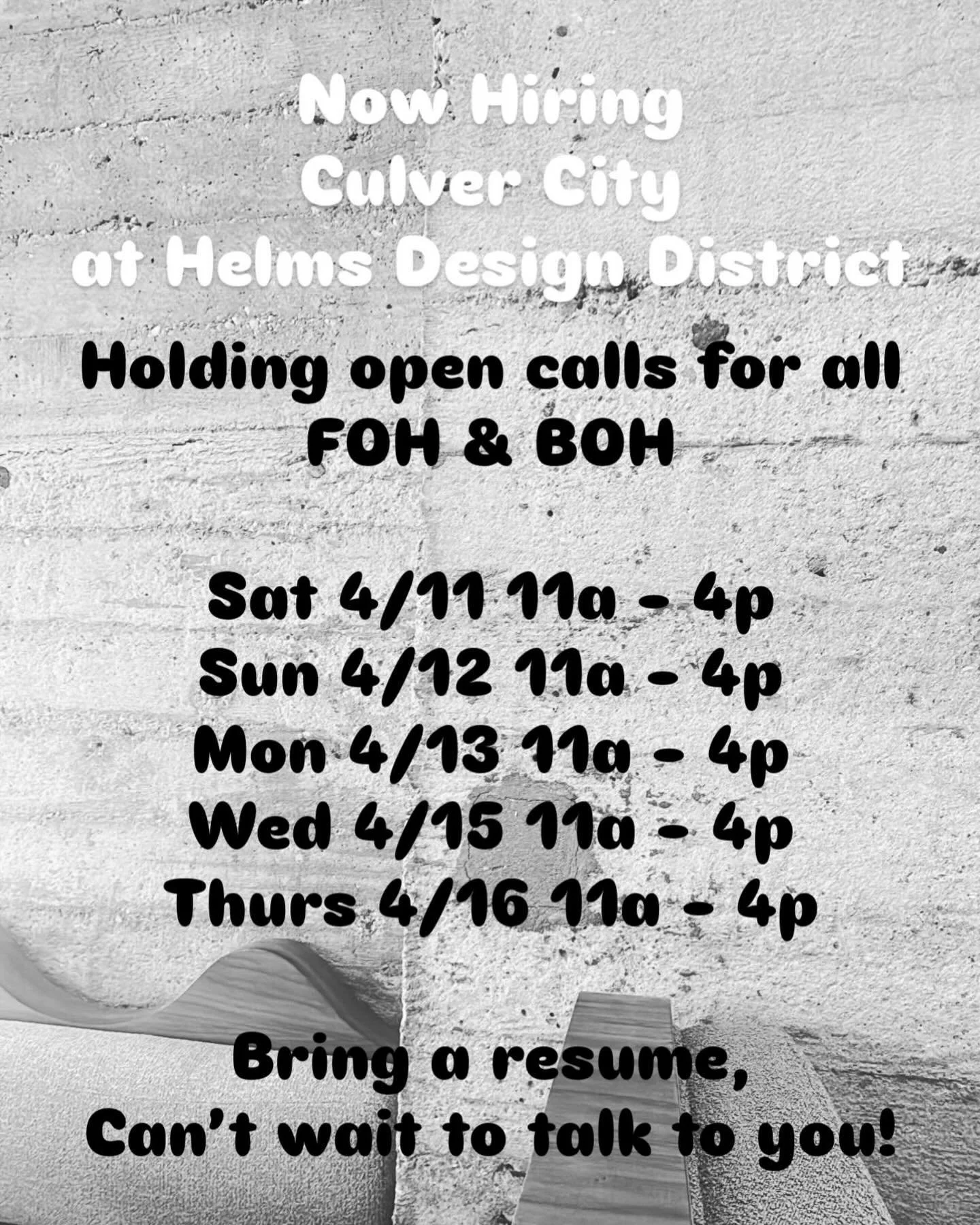 Come sit with us! We wanna hear your story!

Address
3273 Helms Ave (Corner Washington, two doors down from father&rsquo;s office)
Culver City, CA 90232