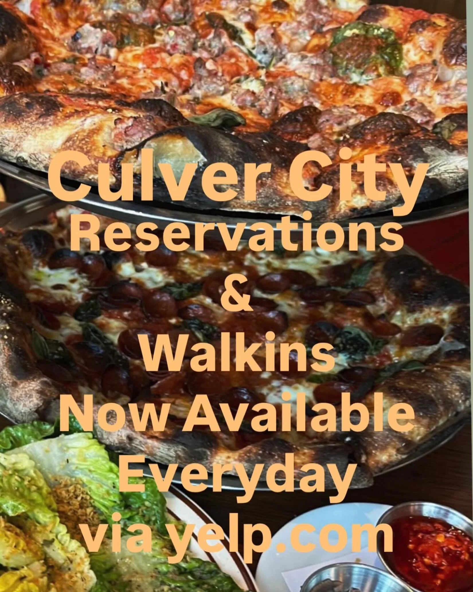 I did a thing.
I started reservations at the Culver City location!
&bull;
You can book both Costa Mesa or Culver CIty on their own yelp.com page. As always walk-in waitlist are available every day. You must be in person to add your name to the waitli