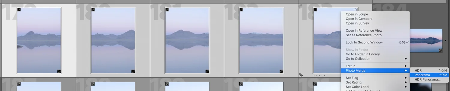 My highlighted images in Lightroom.