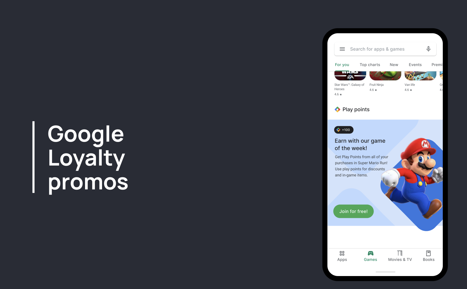 Google Play Loyalty in-apps Promos