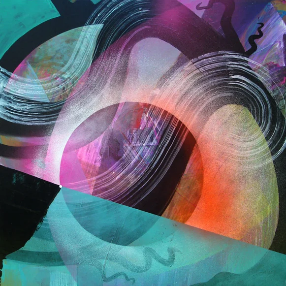Convergence : A Collaborative Painting Series by Kate Cleaves and Matt Moore