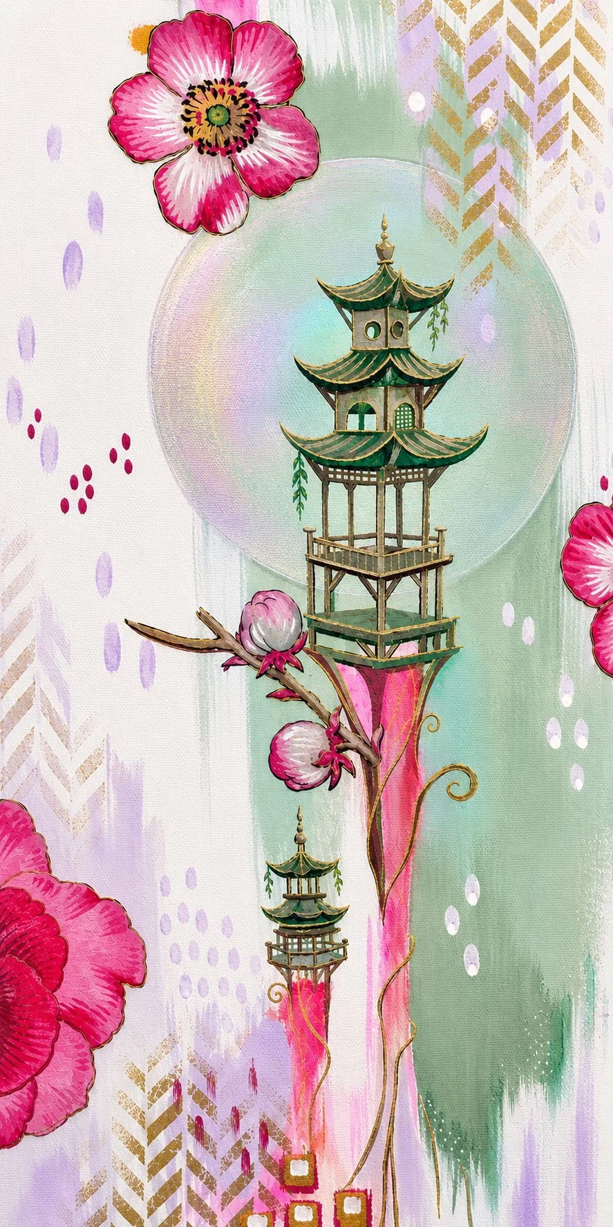 Inner Peace 8"x16"