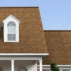 Some roofs are very steep.