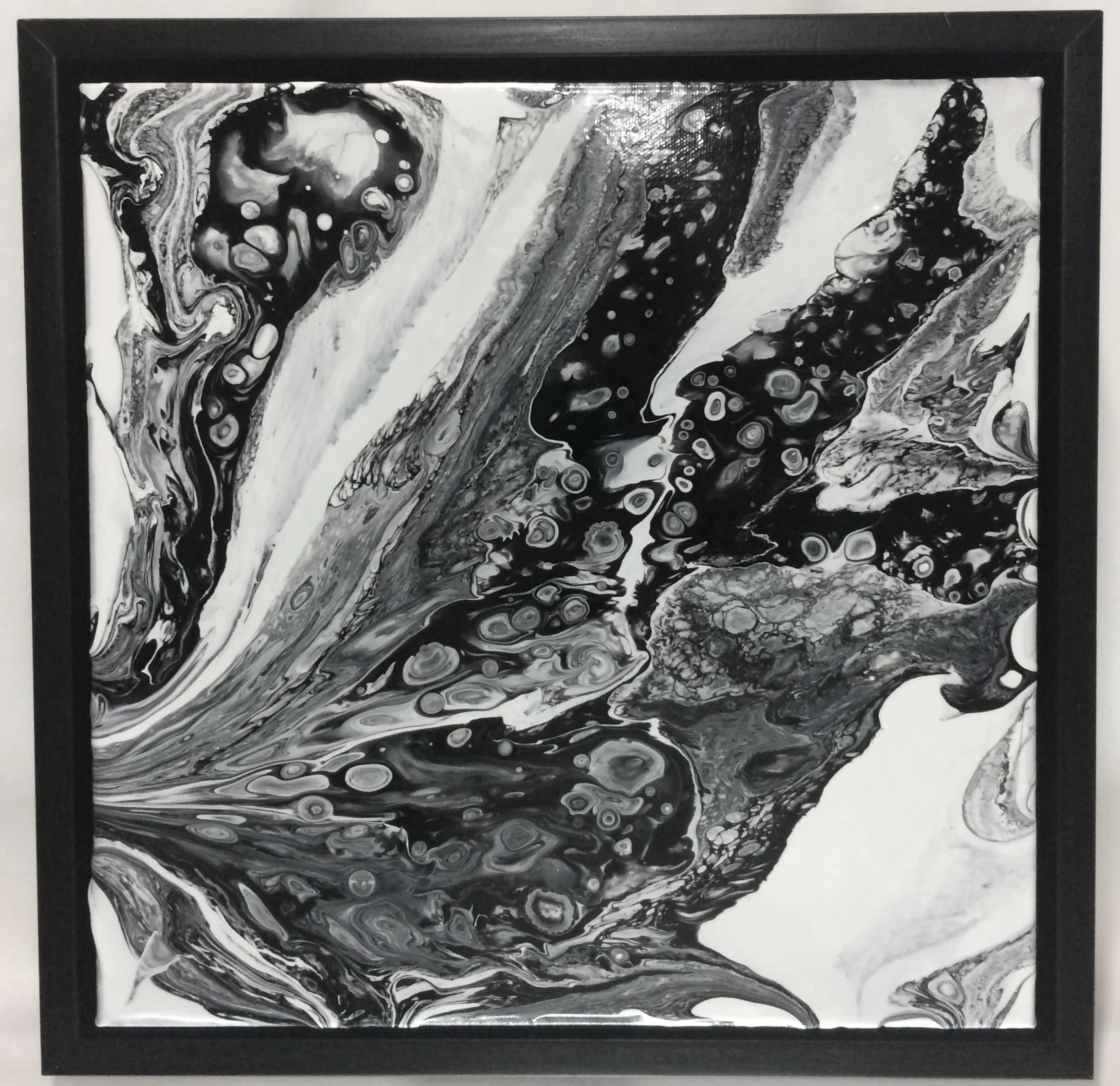  12” x 12” Gallery Canvas  Framed - Float  Acrylic  Sold 