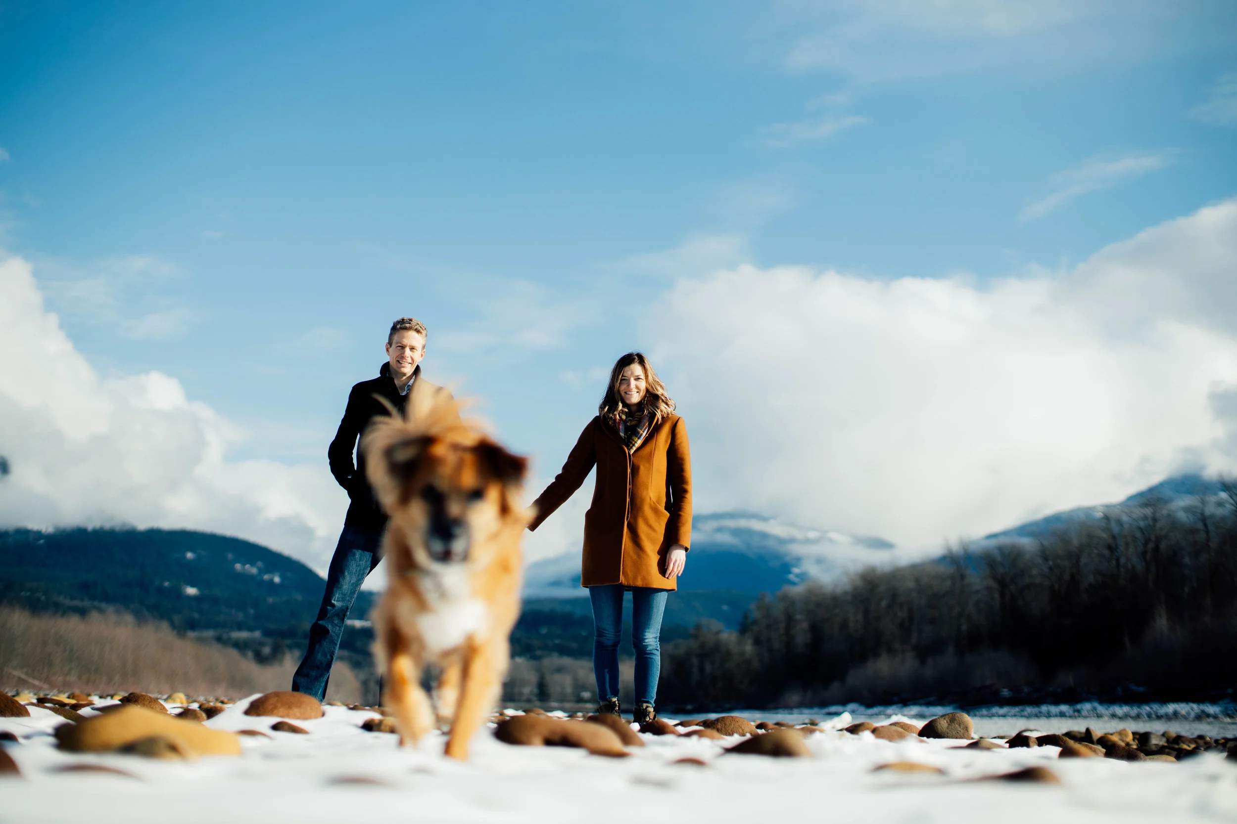 Jenny &amp; Sam | Squamish River Engagement