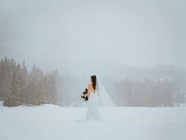 Nothing more dreamy than a winter bride.