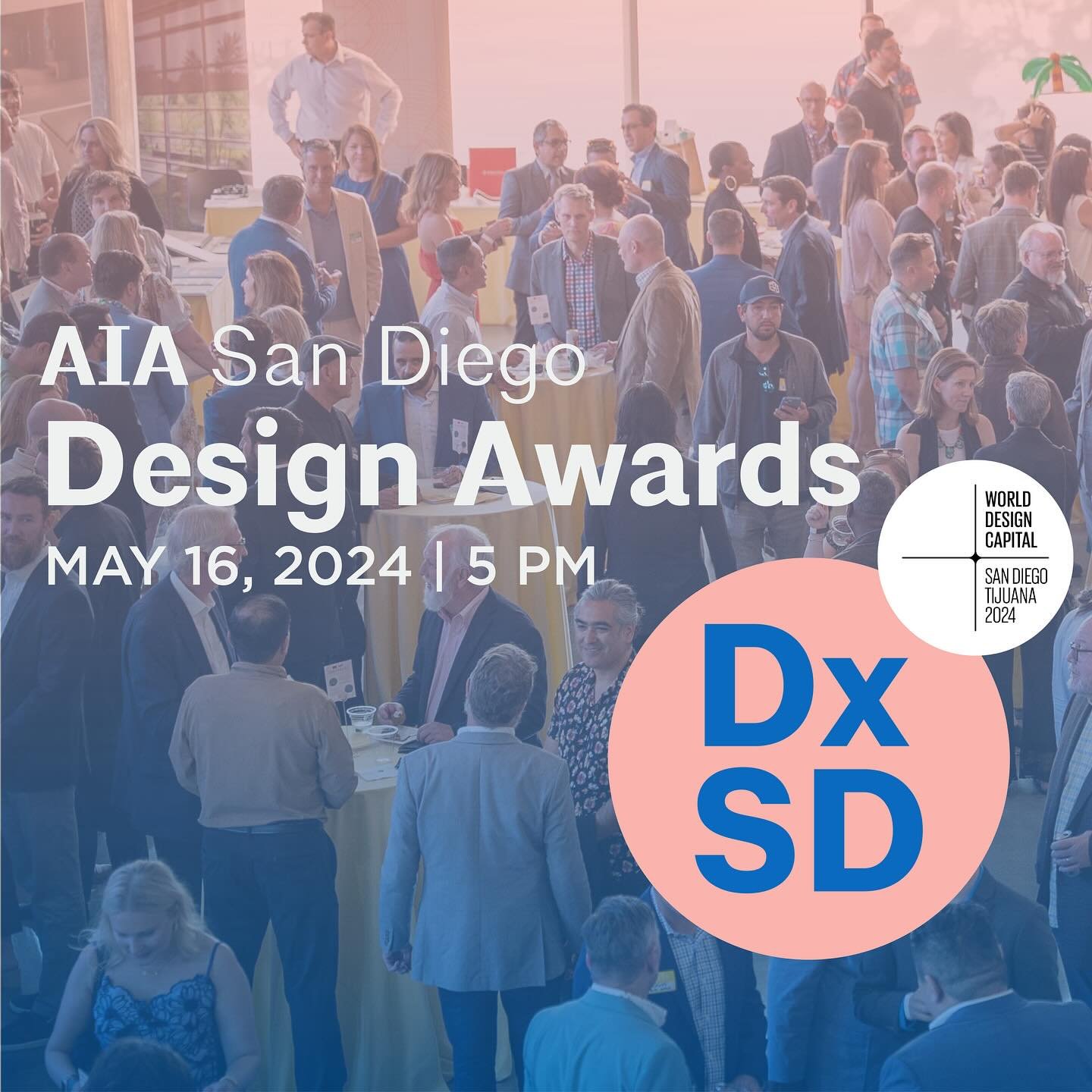 Mark your Calendars! 2024 Design Awards Ceremony is set for May 16th at UCSD Park + Market, and tickets are on sale now! Early bird pricing  available now through April 19! #DxSD24

Check out the link in bio to get your tickets today!