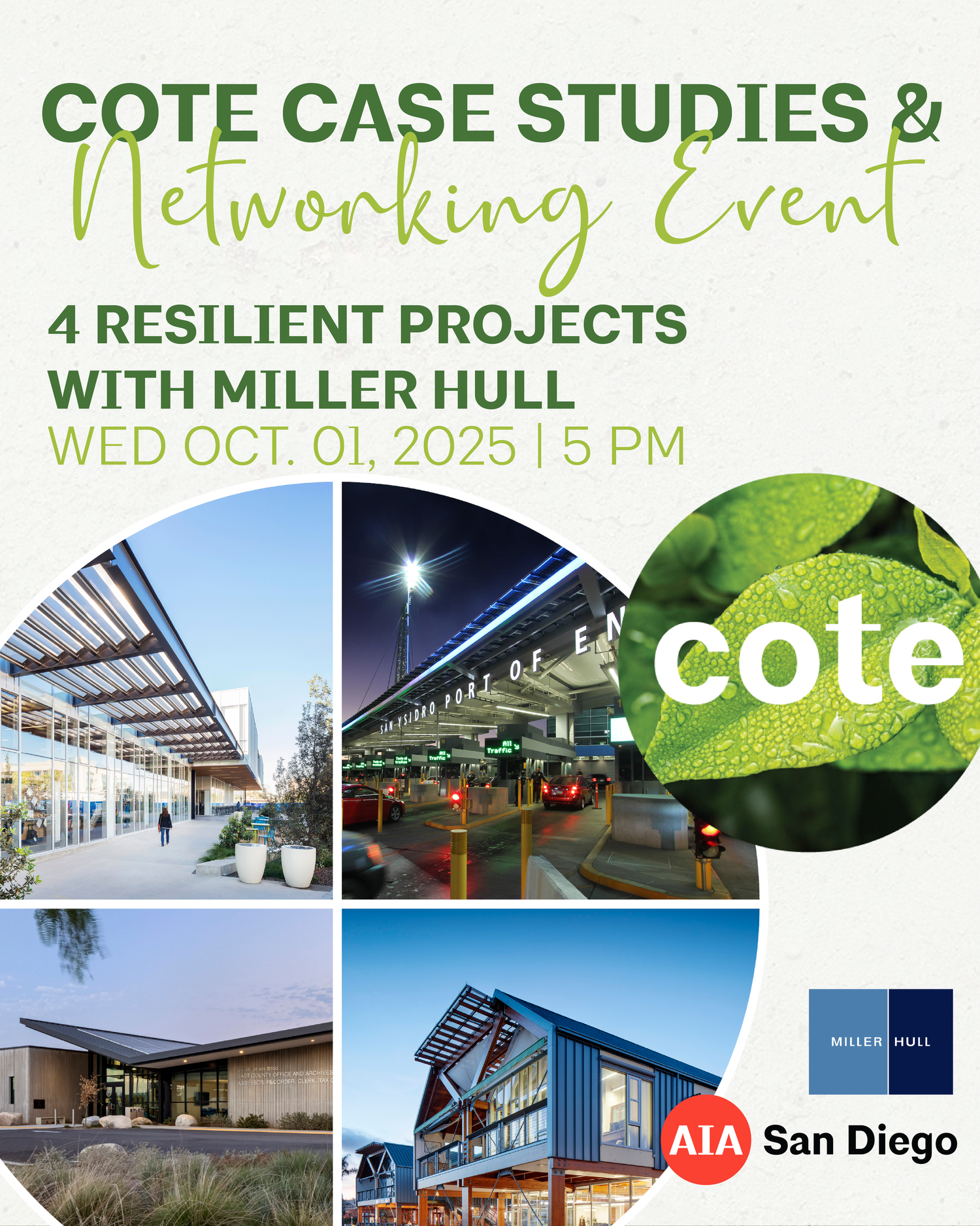 COTE Case Studies & Networking Event: 4 Resilient Projects with Miller Hull  — AIA San Diego