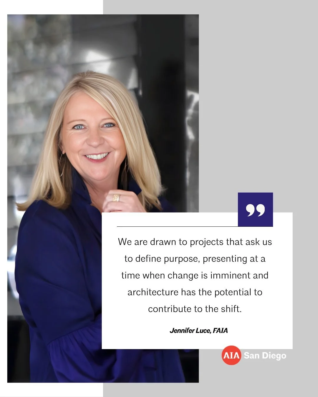 Architecture has the power to shape moments of change.

As we conclude our lead‑up to the 2026 Lecture Series, we&rsquo;re reflecting on the ideas that shape Jennifer Luce&rsquo;s approach to design and the role architecture plays in moments of chang