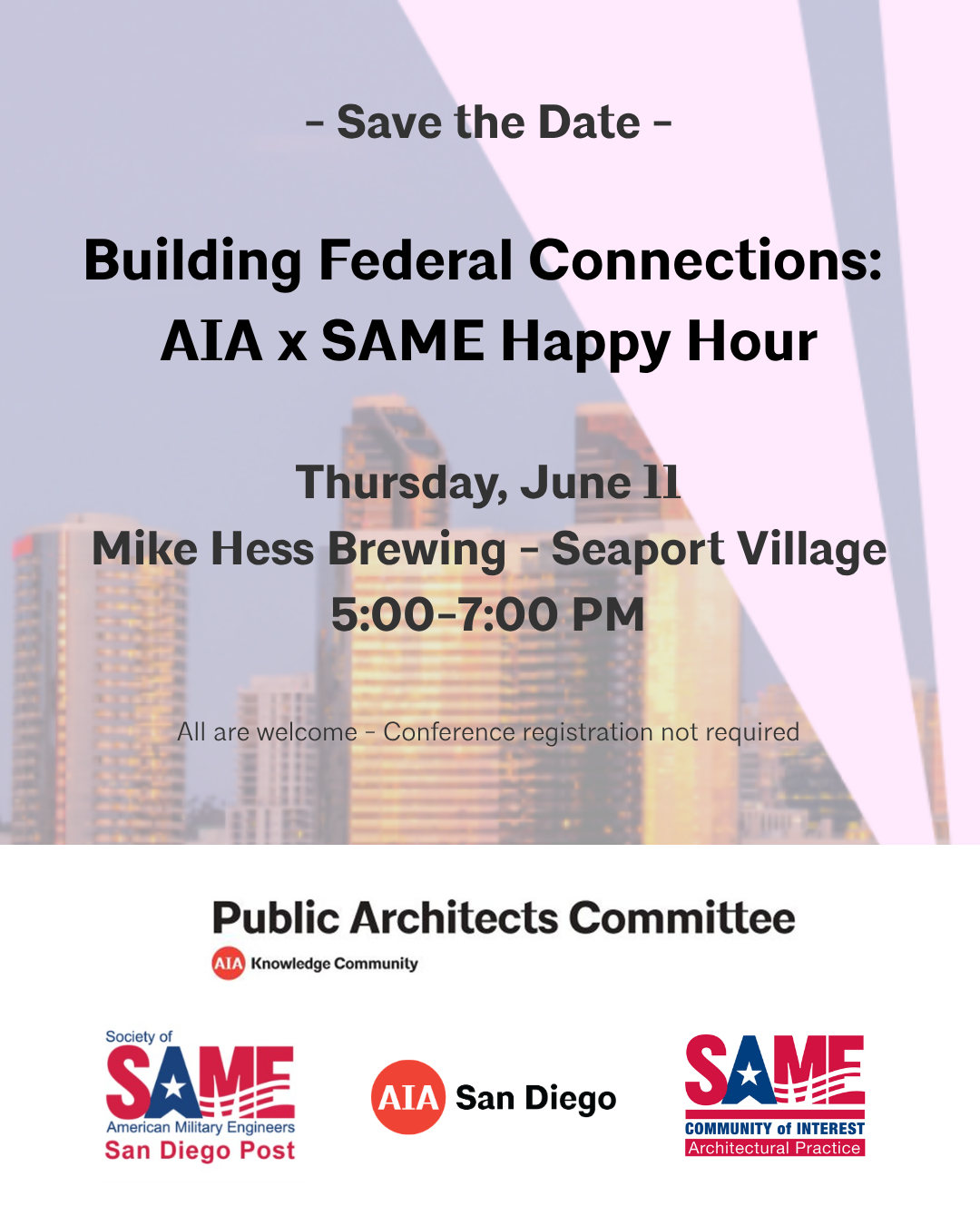 Building Federal Connections: AIA x SAME Happy Hour