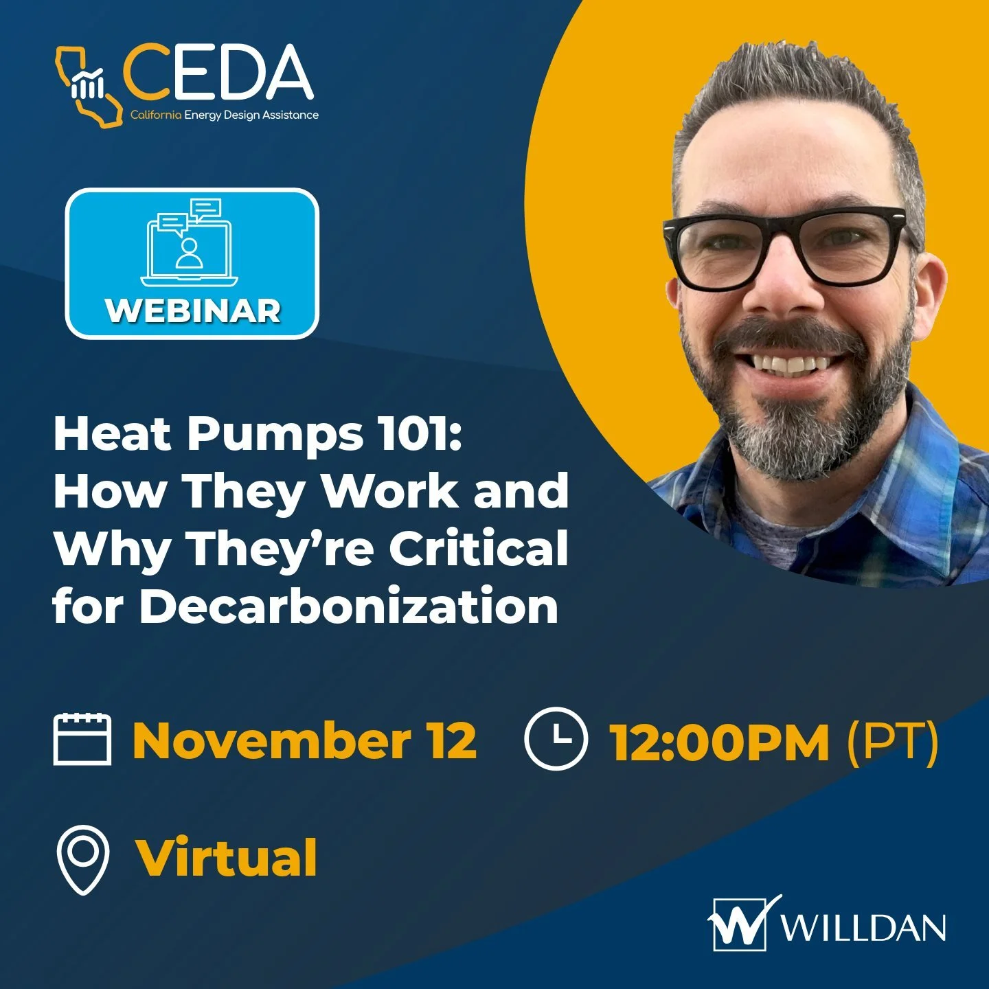 Heat pumps are transforming the future of building design. Join the California Energy Design Assistance (CEDA) program, California's new construction decarbonization resource supporting high-performance, low-carbon building design, on Thursday, Novem