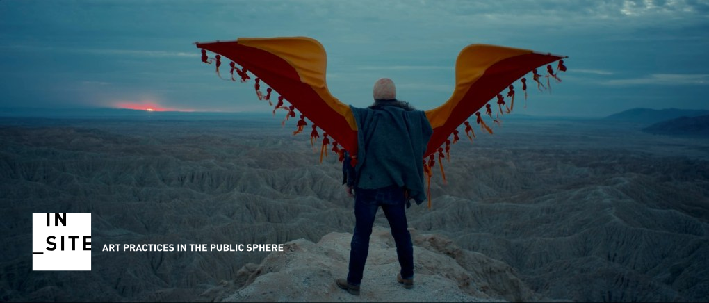 Film Still from Wrestling the Santa Ana Winds, Lael Corbin