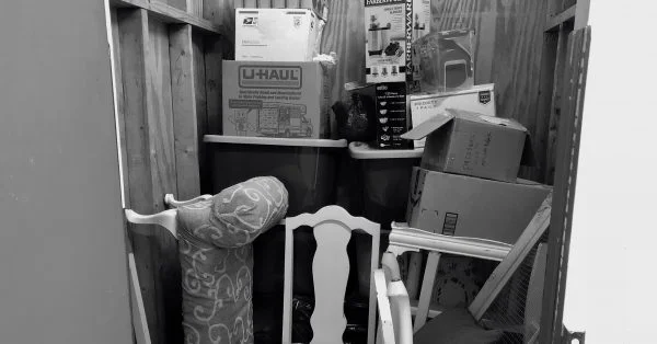 I cried because I have a storage unit.