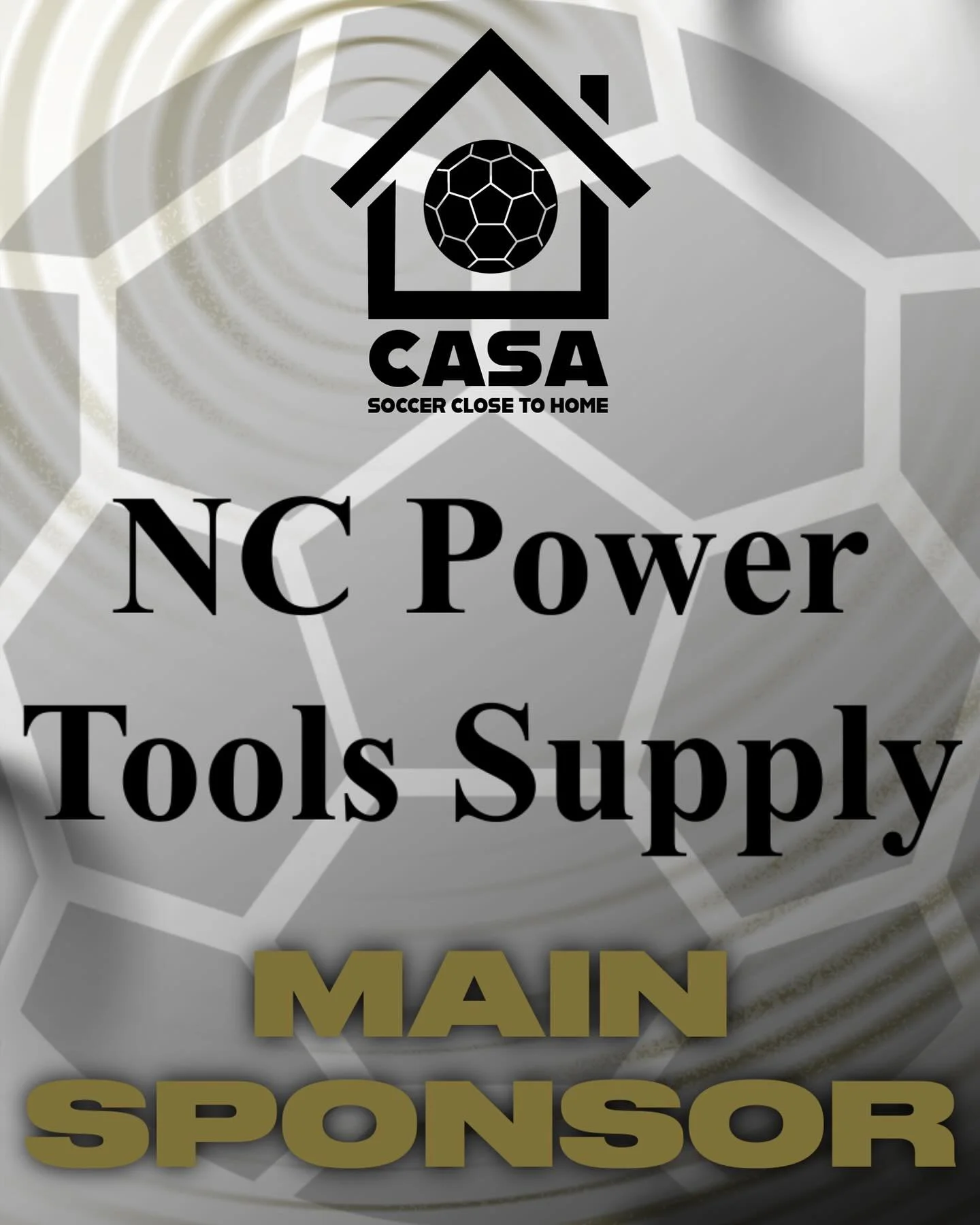 Incredibly thankful to announce that our main sponsor has signed on for another year! 

NC POWER TOOLS SUPPLY (@ncpowertoolssupply )

They will be our main sponsor for the CASA CUP 2025 and our CASA spring season in 2026! 

We cannot thank them enoug