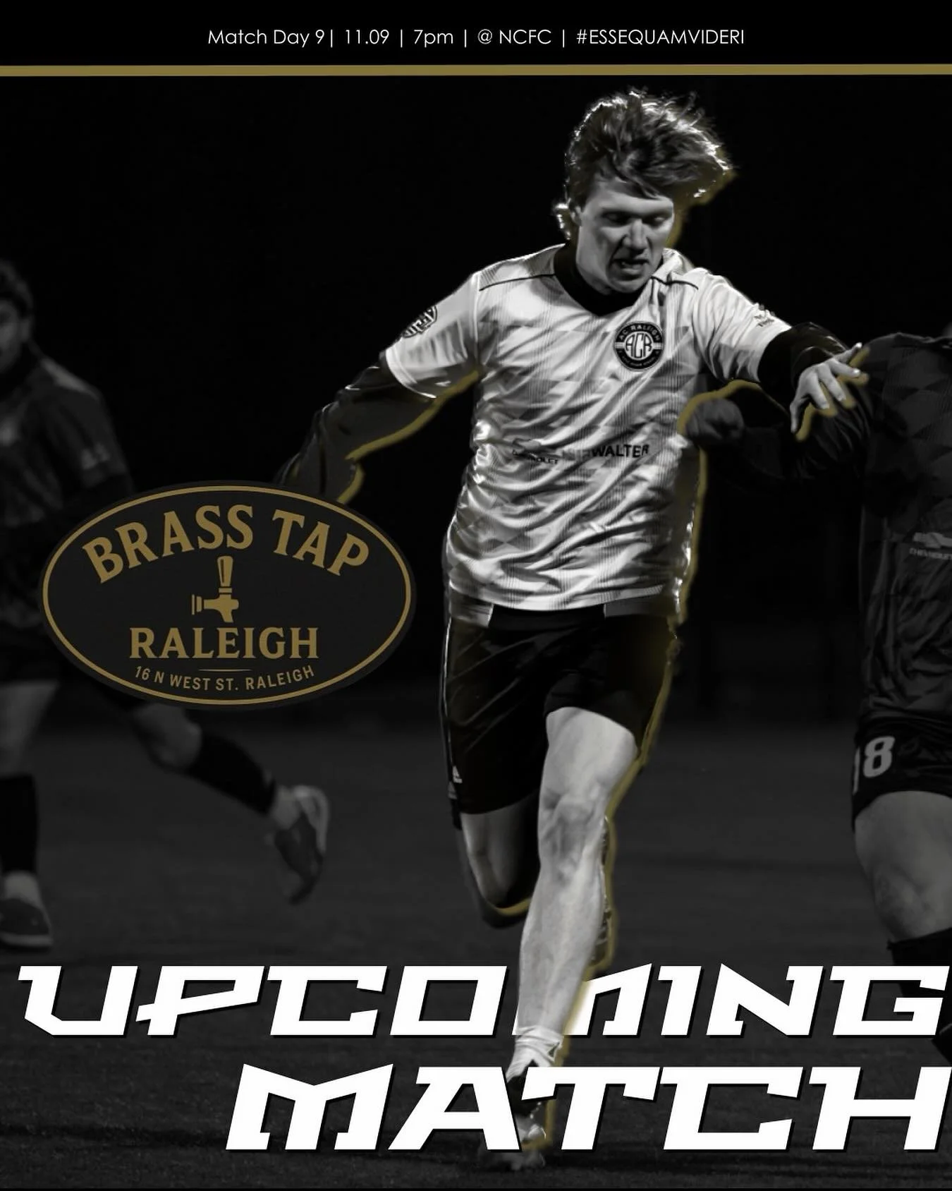 Big match in our battle for a playoff spot. Come support local grassroots football!