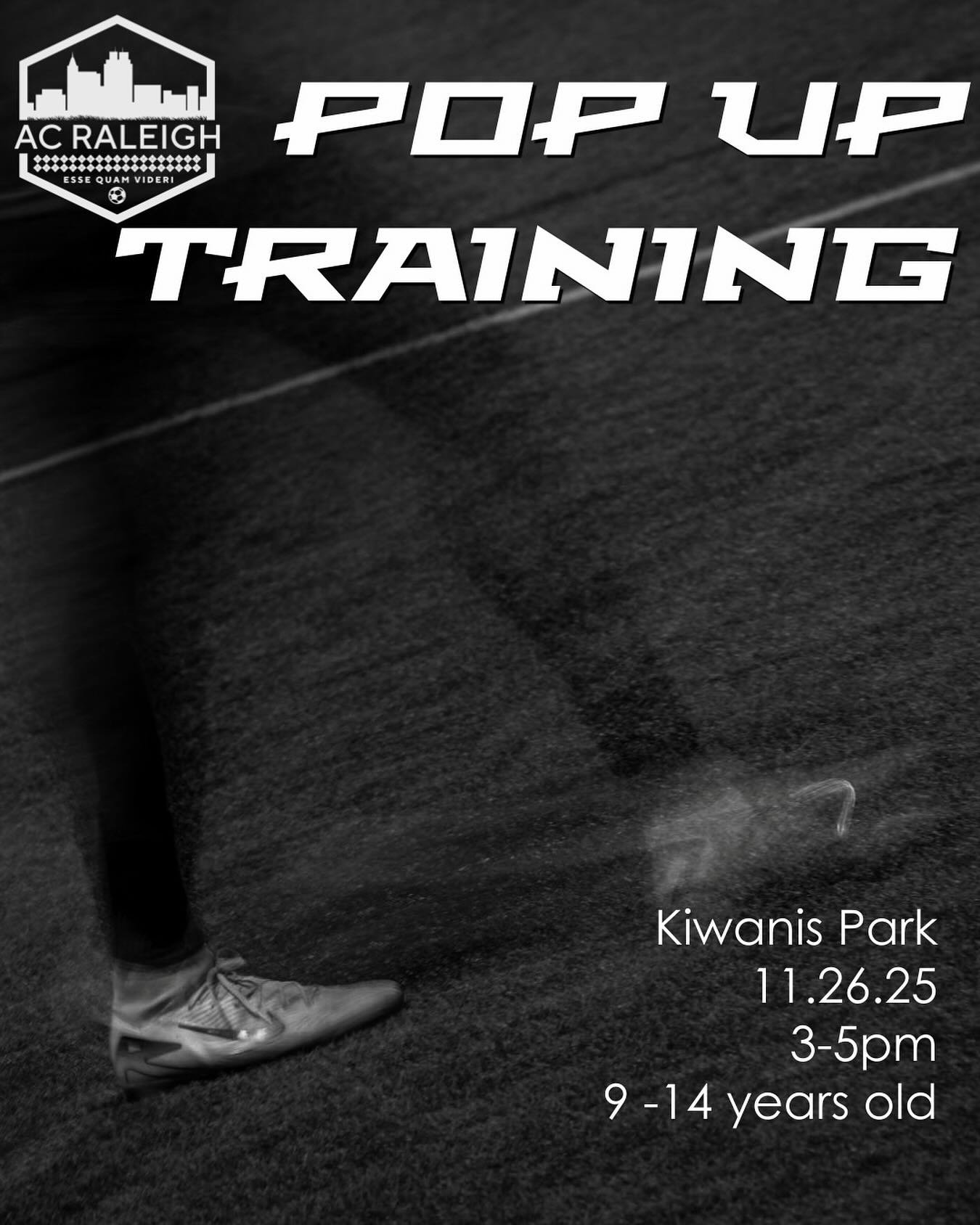 Don&rsquo;t miss your chance to train with AC Raleigh! 

Link in bio.