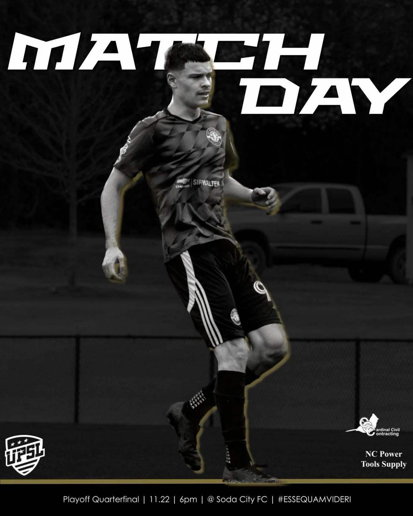 PLAYOFFS ROUND 1 

🆚 Soda City FC

📆 Saturday, November 22nd 2025

🕛 6pm

🏟 Irmo High School | 6671 St Andrews Rd, Columbia, SC 29212
