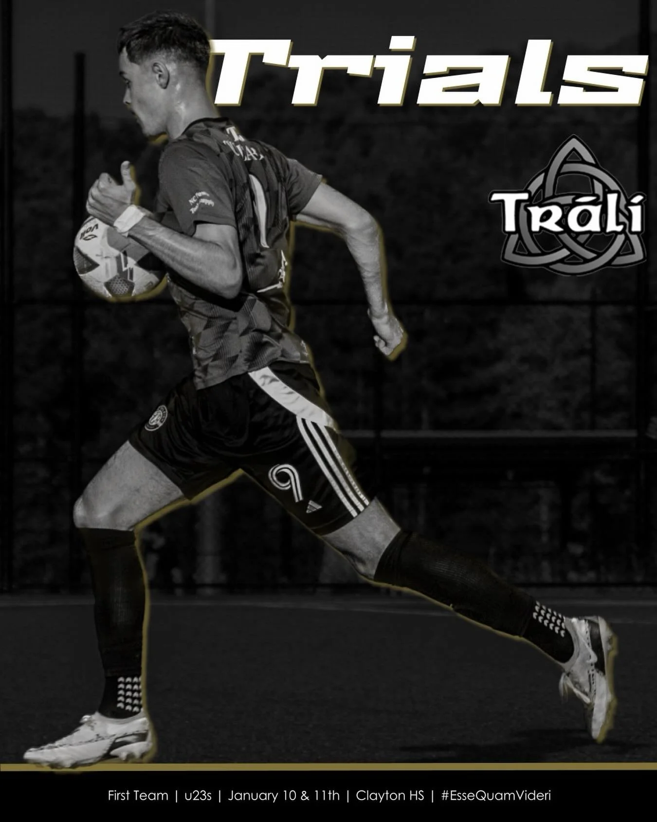 🔥 Second Round of AC Raleigh Trials are here! 🔥
Looking for dedicated players 16+ to join our First Team and new UPSL Division 1 squad.

📅 January 10th and 11th @ 11am
📍 Clayton High School
💵 $50 for one or both sessions

www.athleticclubraleigh