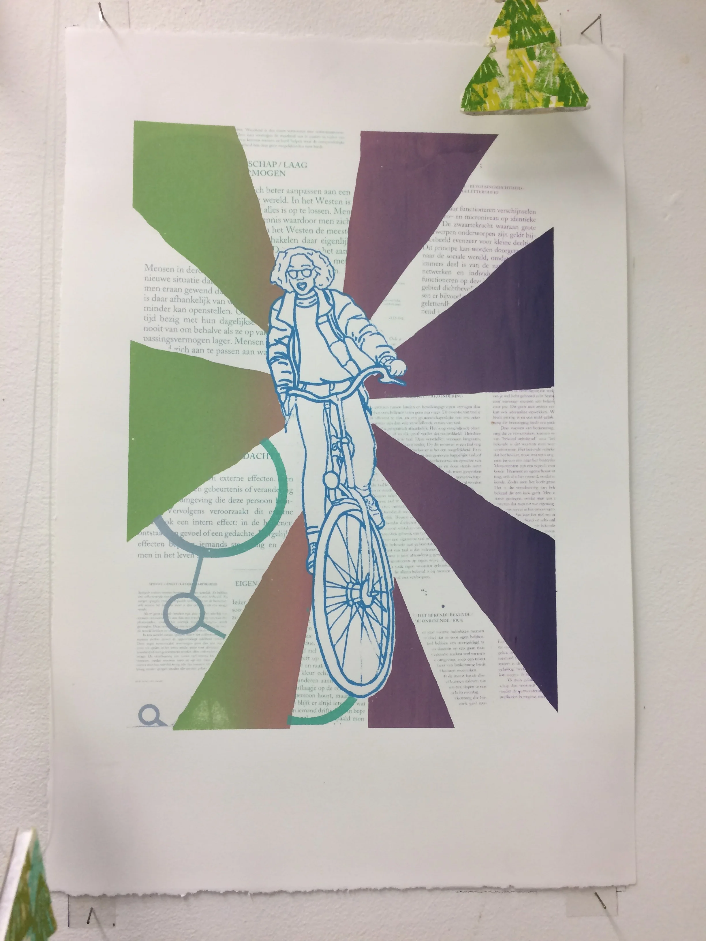 THE TRIP OF A LIFETIME 2017 – series of 4 screen prints, 51cm x 44.6cm