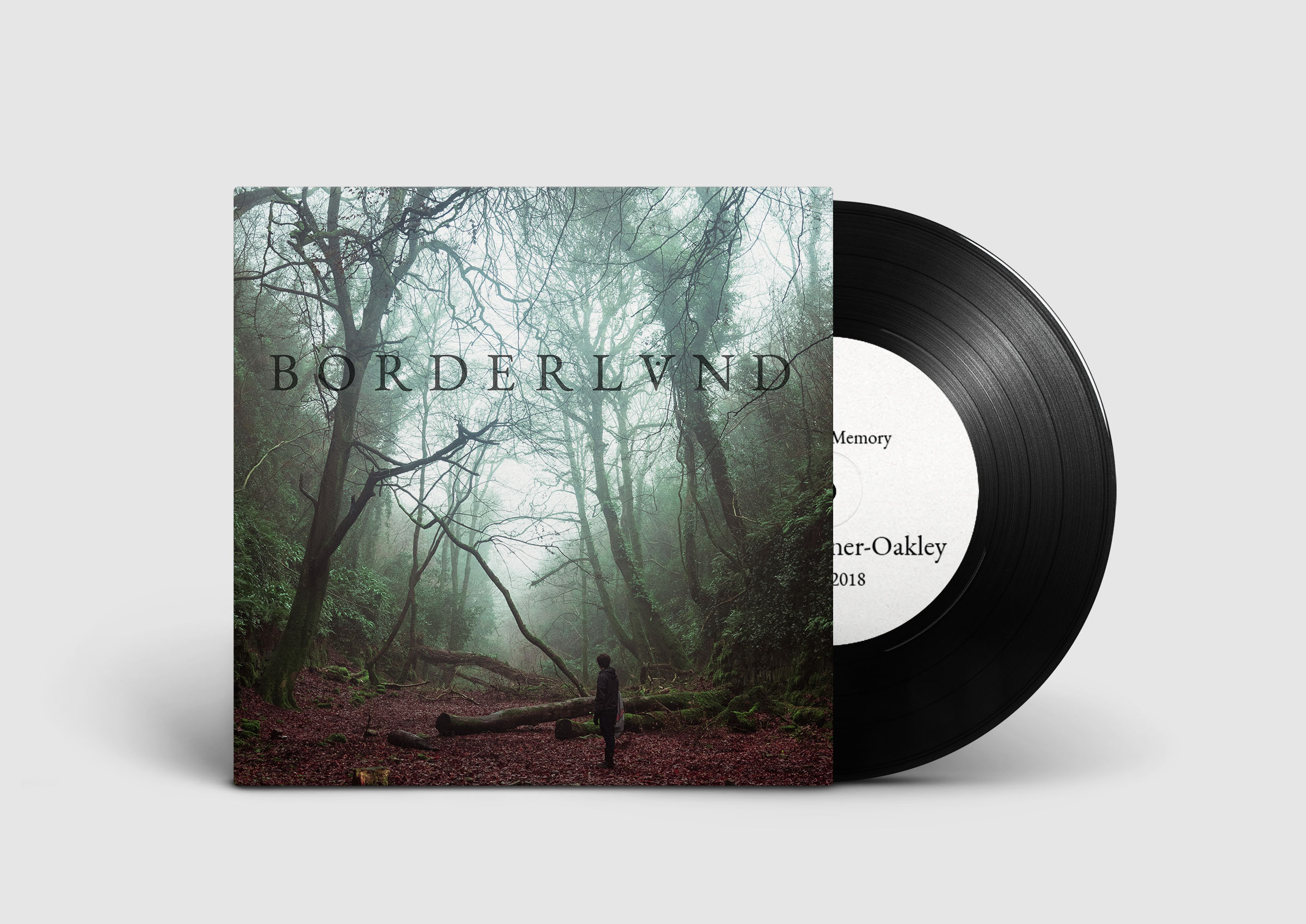 BORDERLVND Album Cover and Logo Design