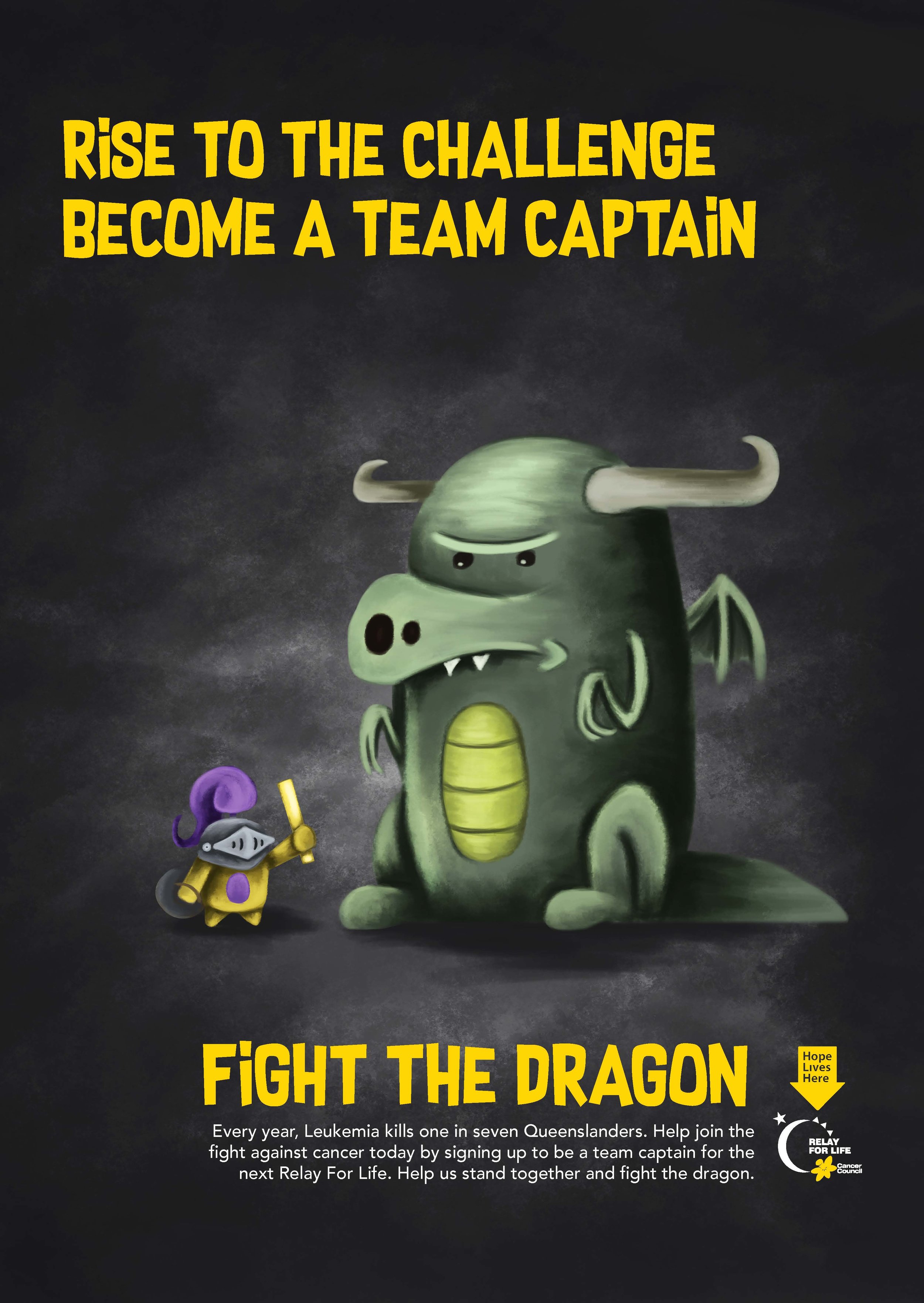 Relay For Life Ad Campaign Poster