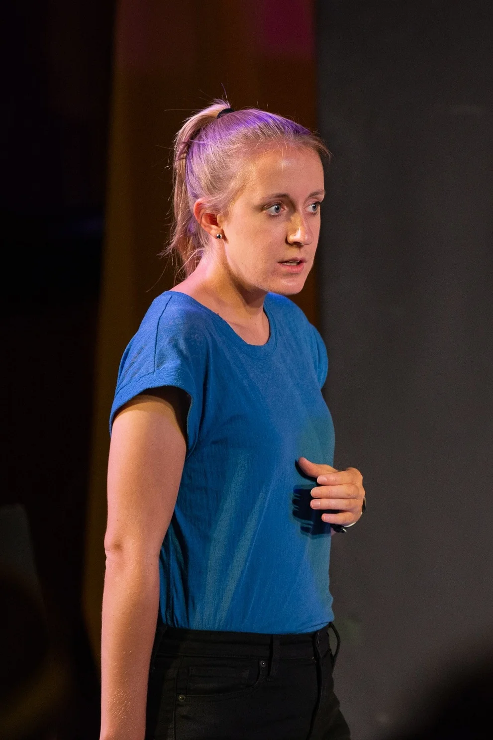  Mona has performed improv in Norway, Finland, The Netherlands, and 21 cities around the U.S. She trained with The Stanford Improvisors (SImps) and BATS Improv and currently travels and performs with her two-woman group,  Mona and Shara Do Improv . S