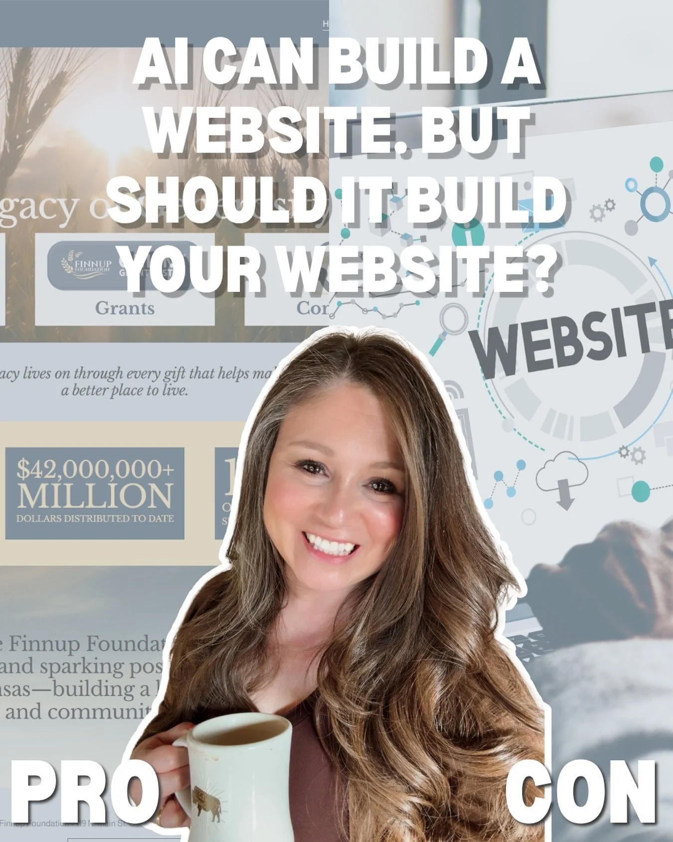 No offense, AI&hellip; but your small business might still need a website designer.

Yes, AI can build a website. And it can do a pretty impressive job.  But a website is more than pretty pages and generic copy.

Your website needs to sound like you,
