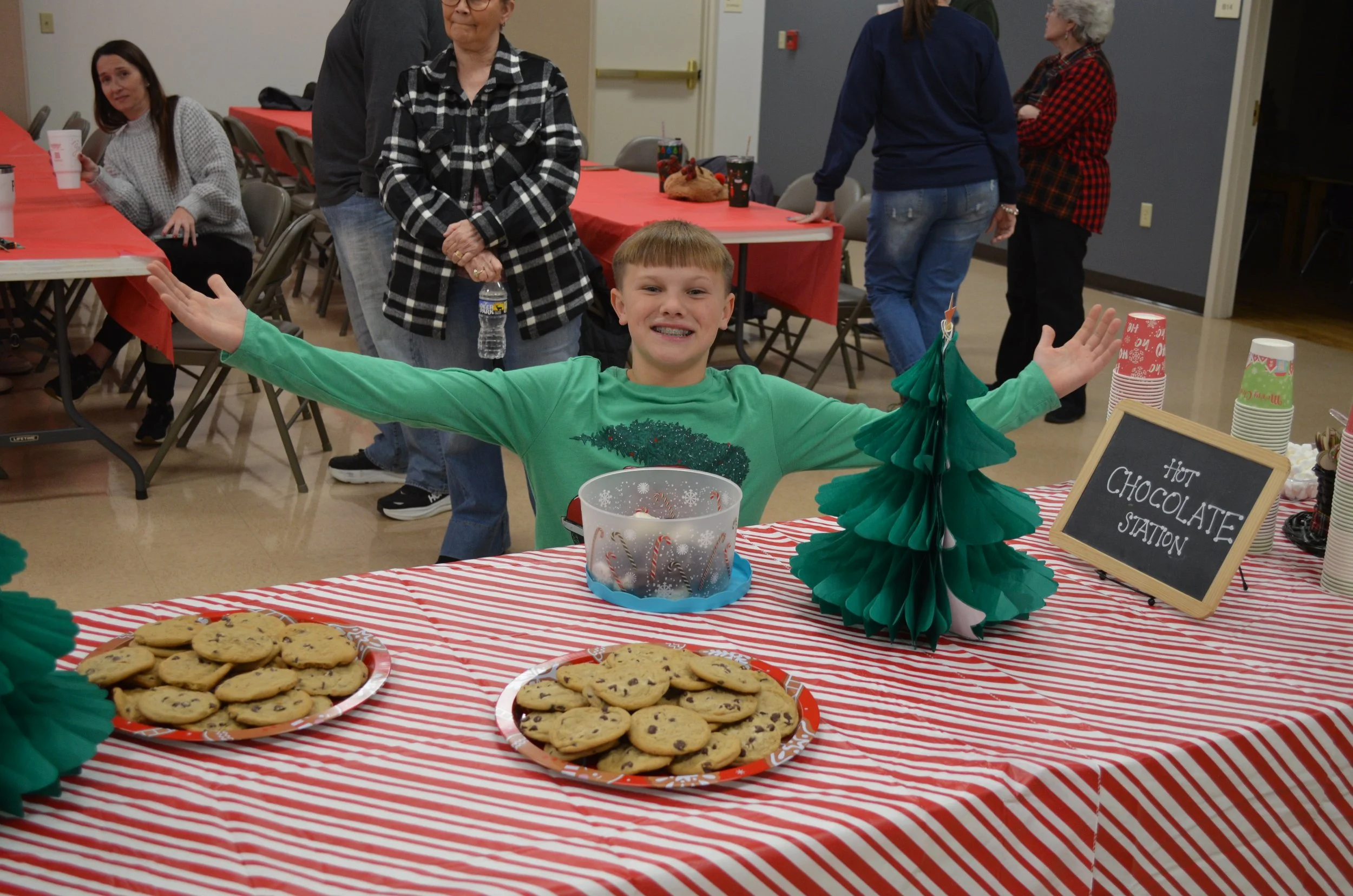 Cookies with Santa
