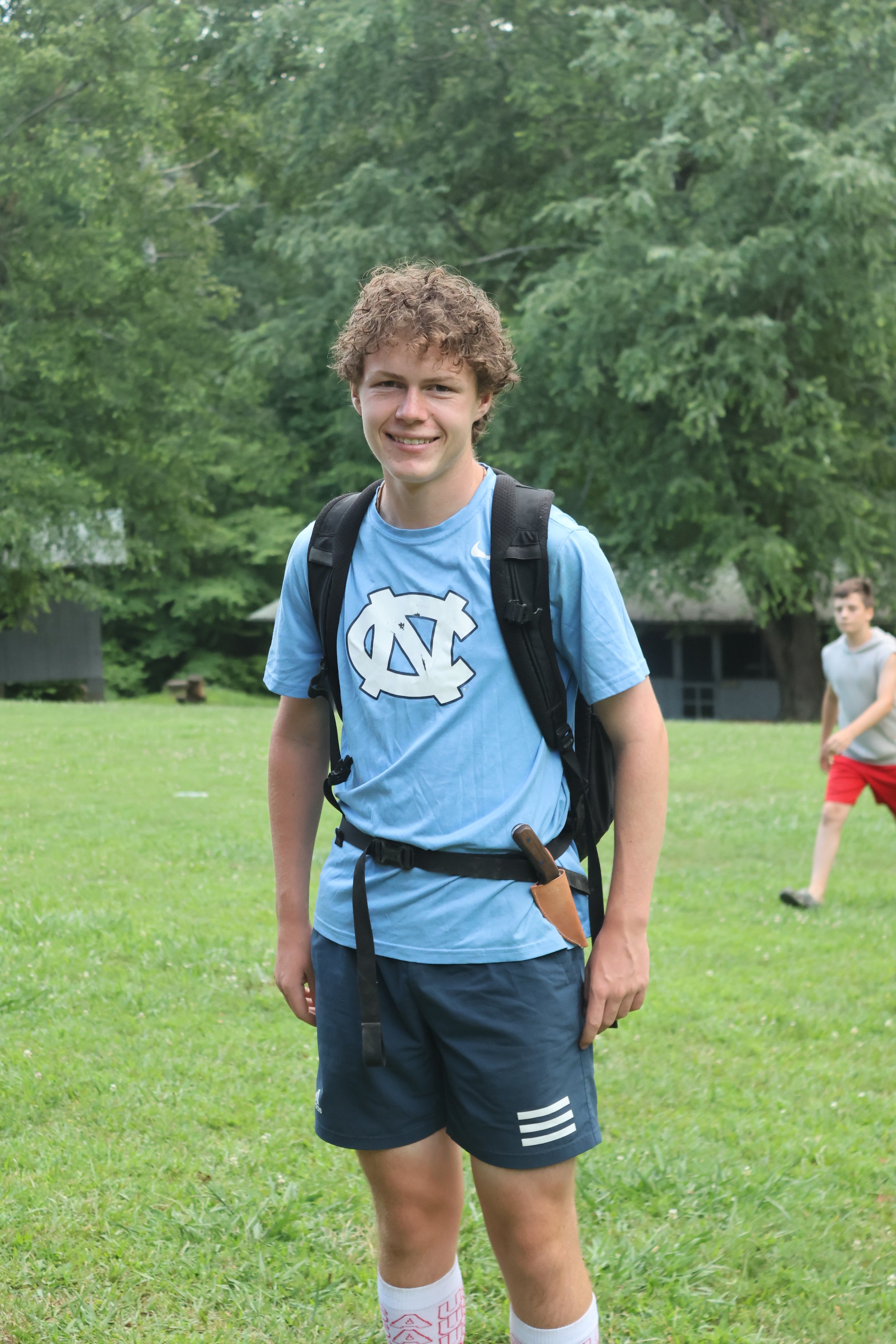 Go for a hike! Camp Arrowhead overnight camper loves to hike in NC. 