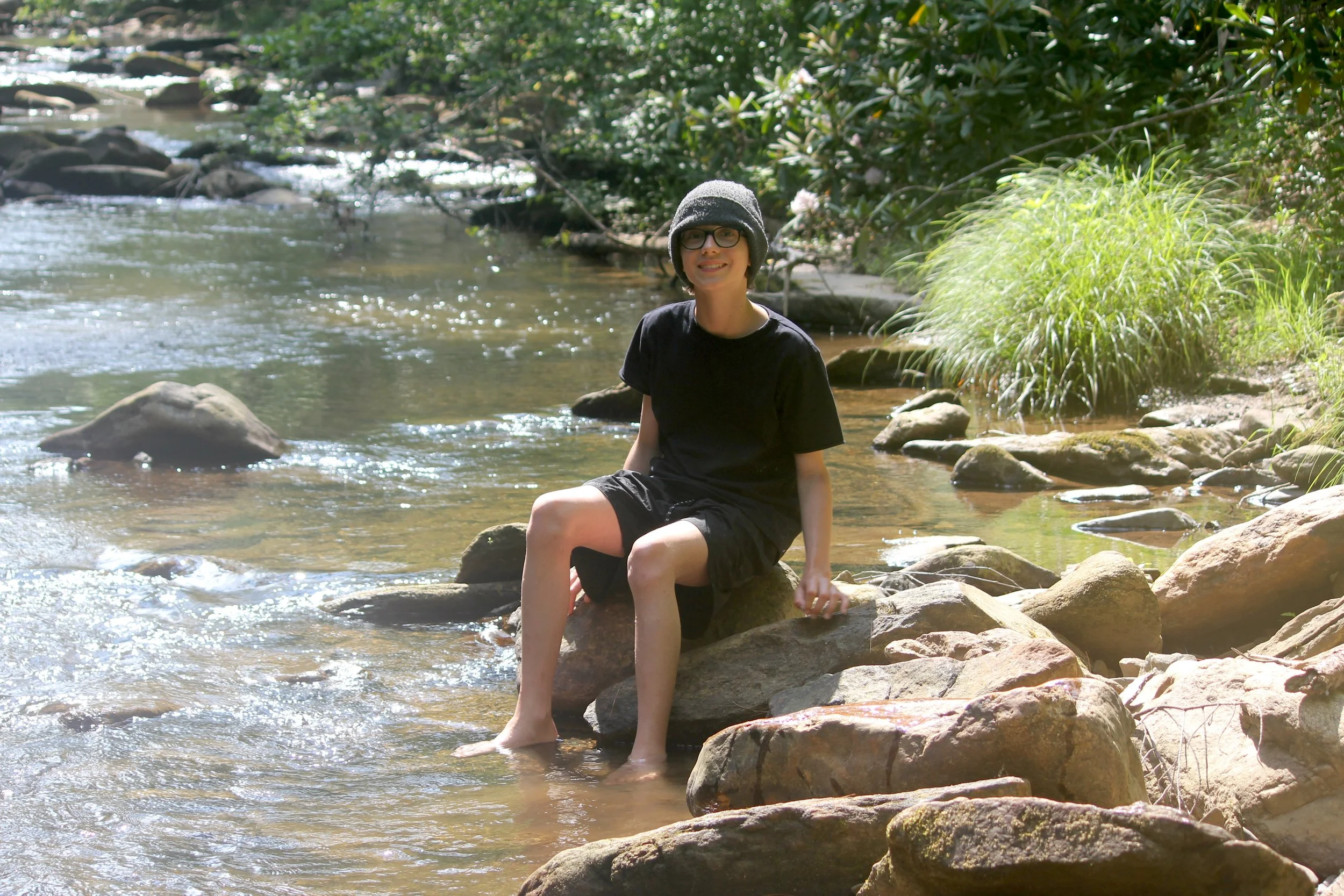 Camp At river