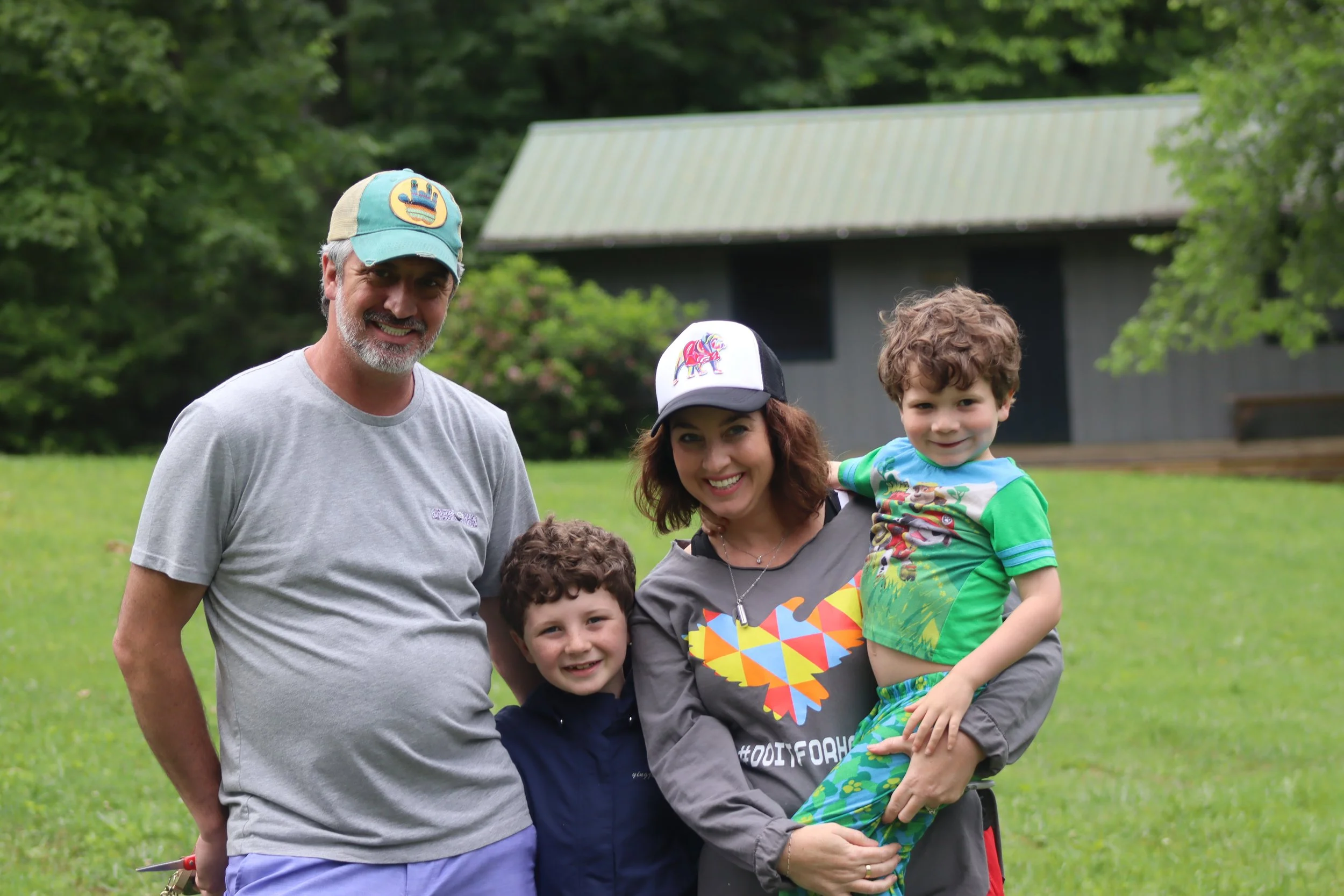 A happy camp arrowhead family in NC.