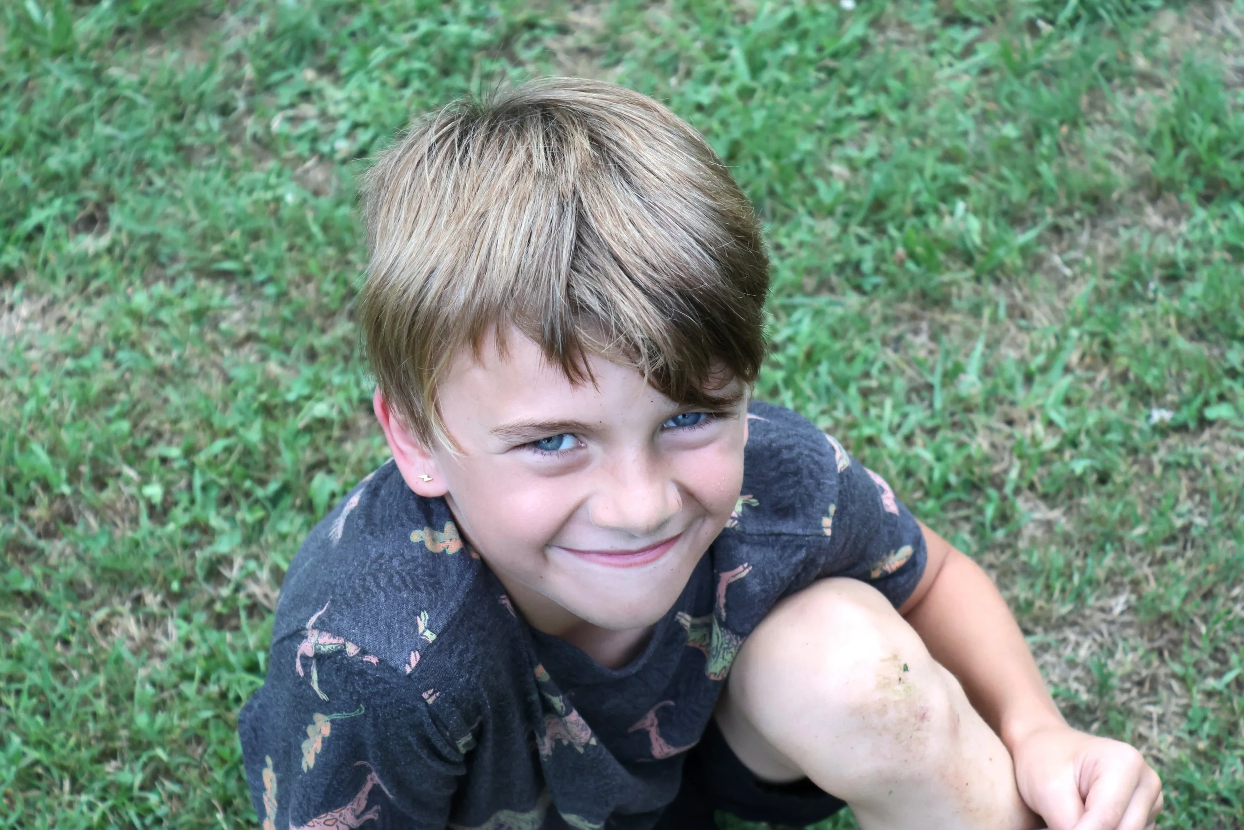 Happy Camp Arrowhead Boy Smiling while at overnight camp