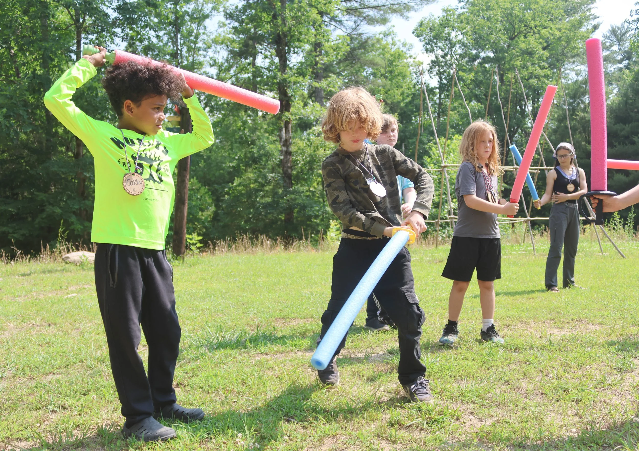 Camp Arrowhead for boys campers having fun in North Carolina.