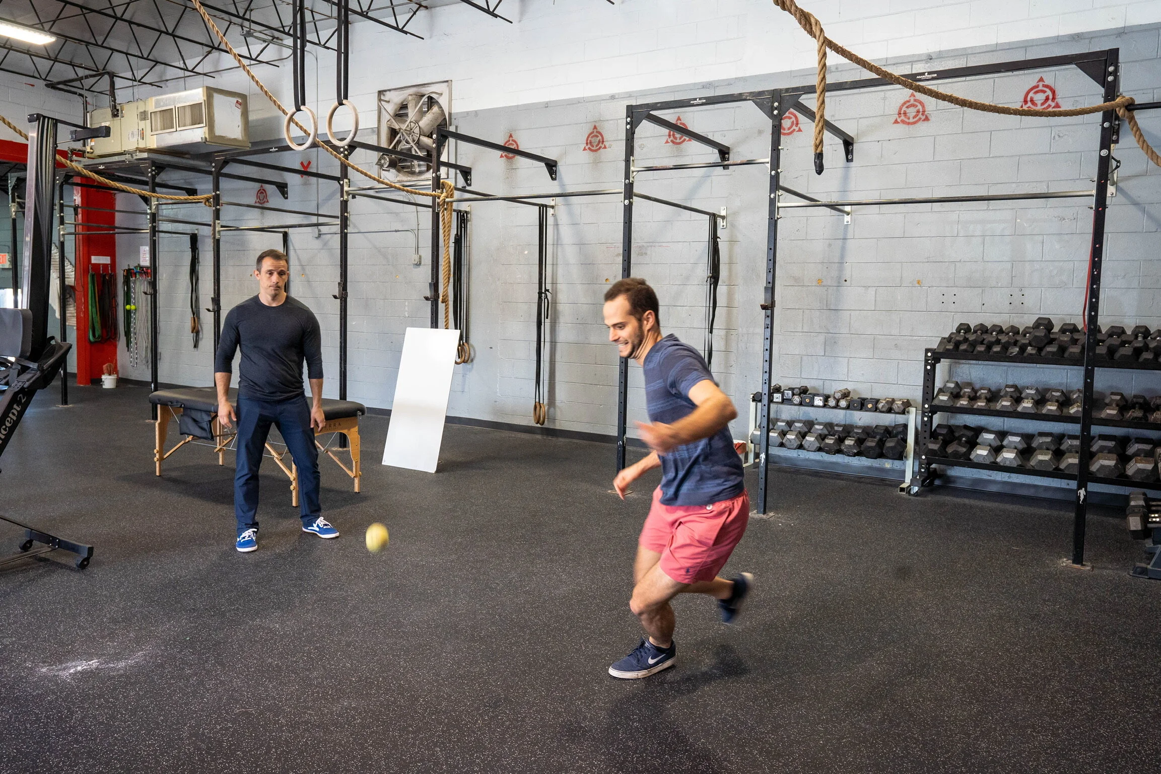 Restorative work integrated into athletic scenarios for immediate transfer to real life scenarios