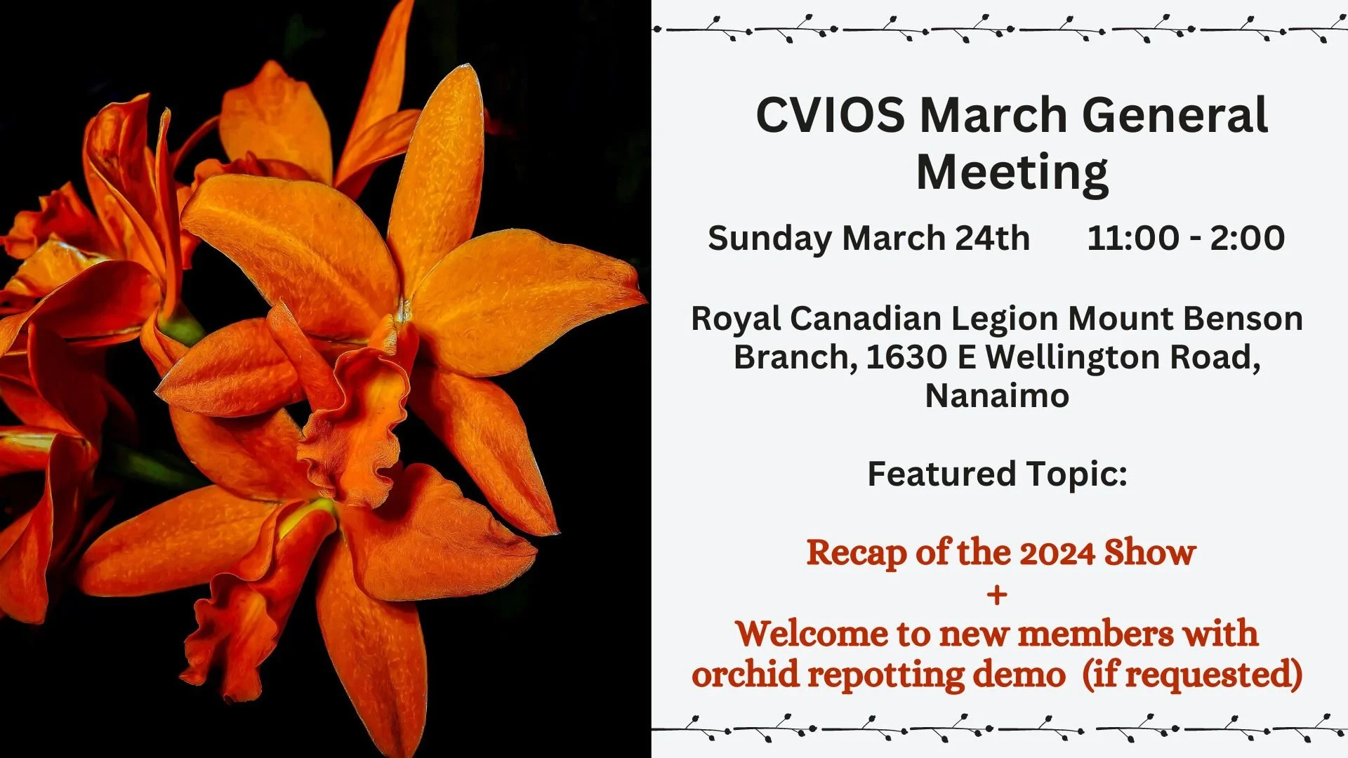 March 2024 General Meeting