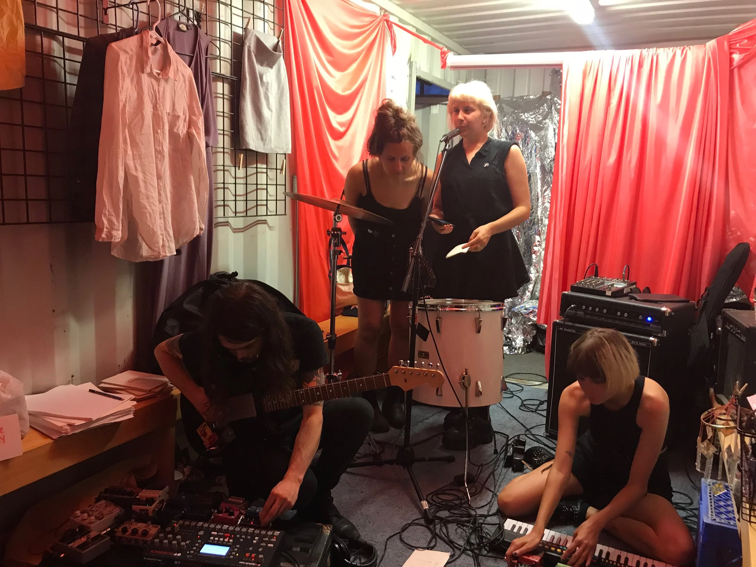 Abandon performing at THE 25 HOUR FREE STORE @ 7 Belvidere on July 1, 2018