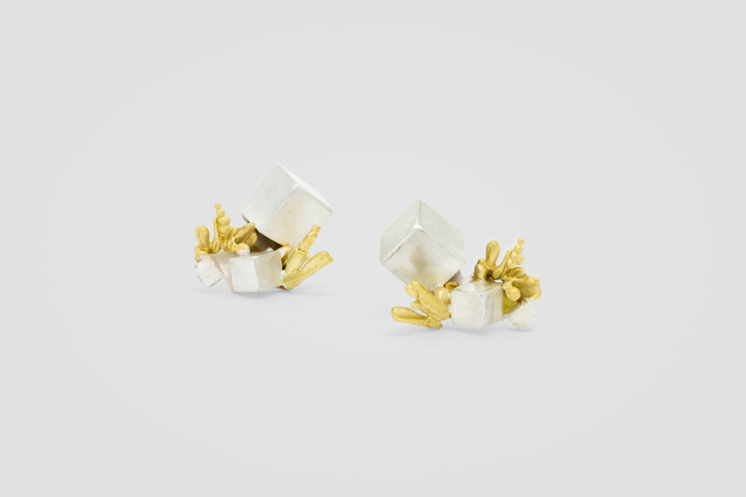 Prism Geo Silver Gold Earrings_Flat.jpg