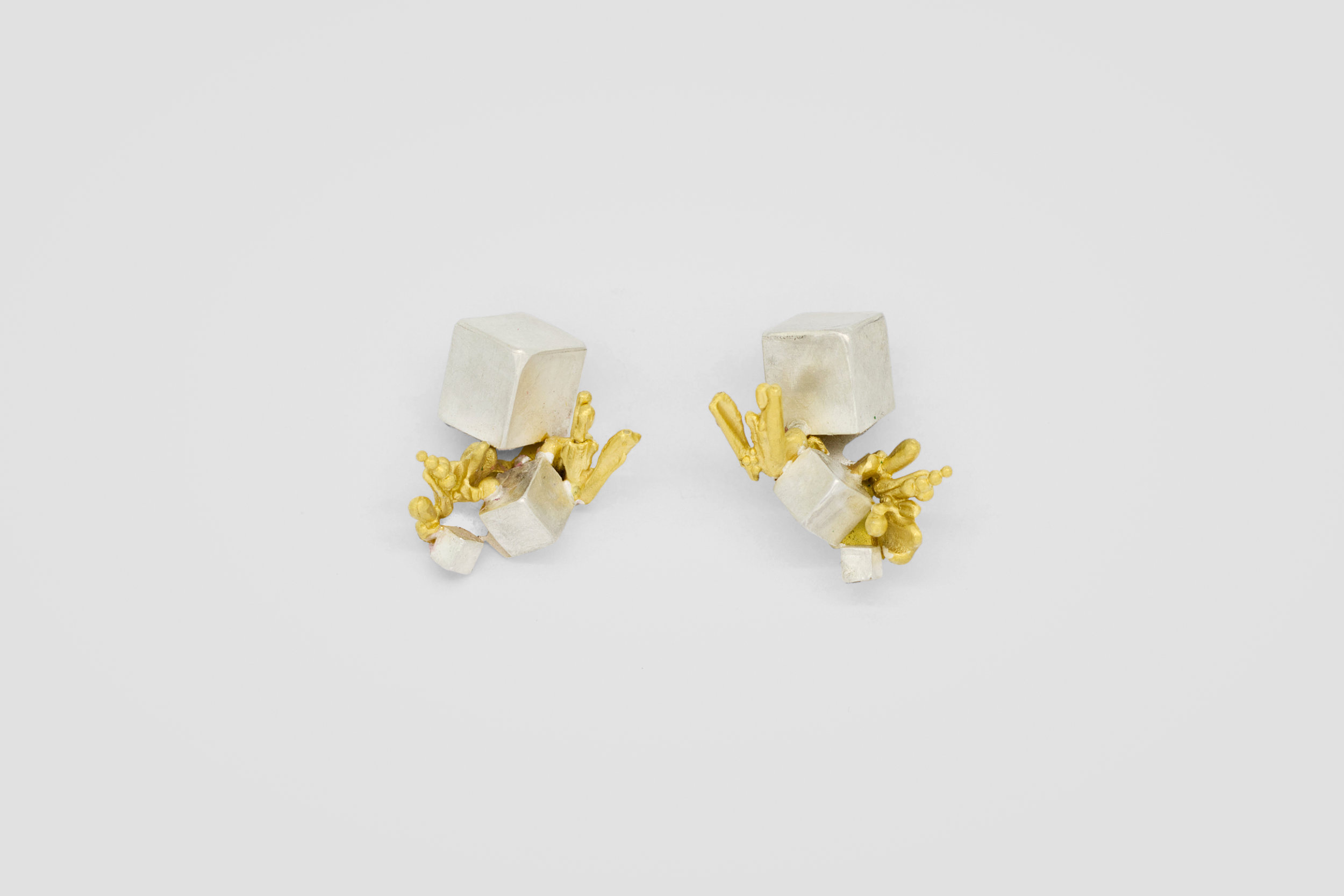 Prism Geo Silver Gold Earrings_Front.jpg