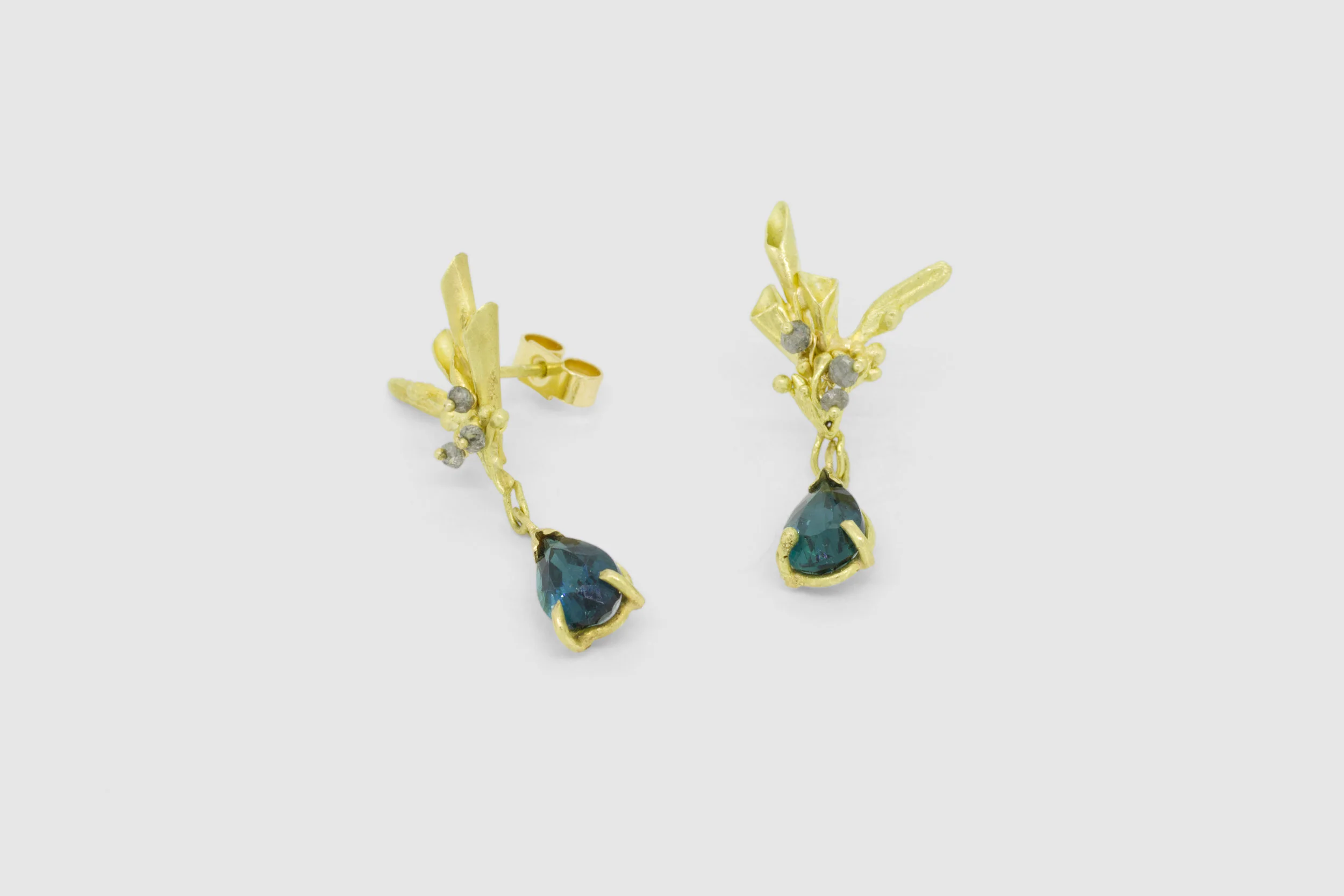Birds of Paradise Indicolite Earrings_Main.jpg