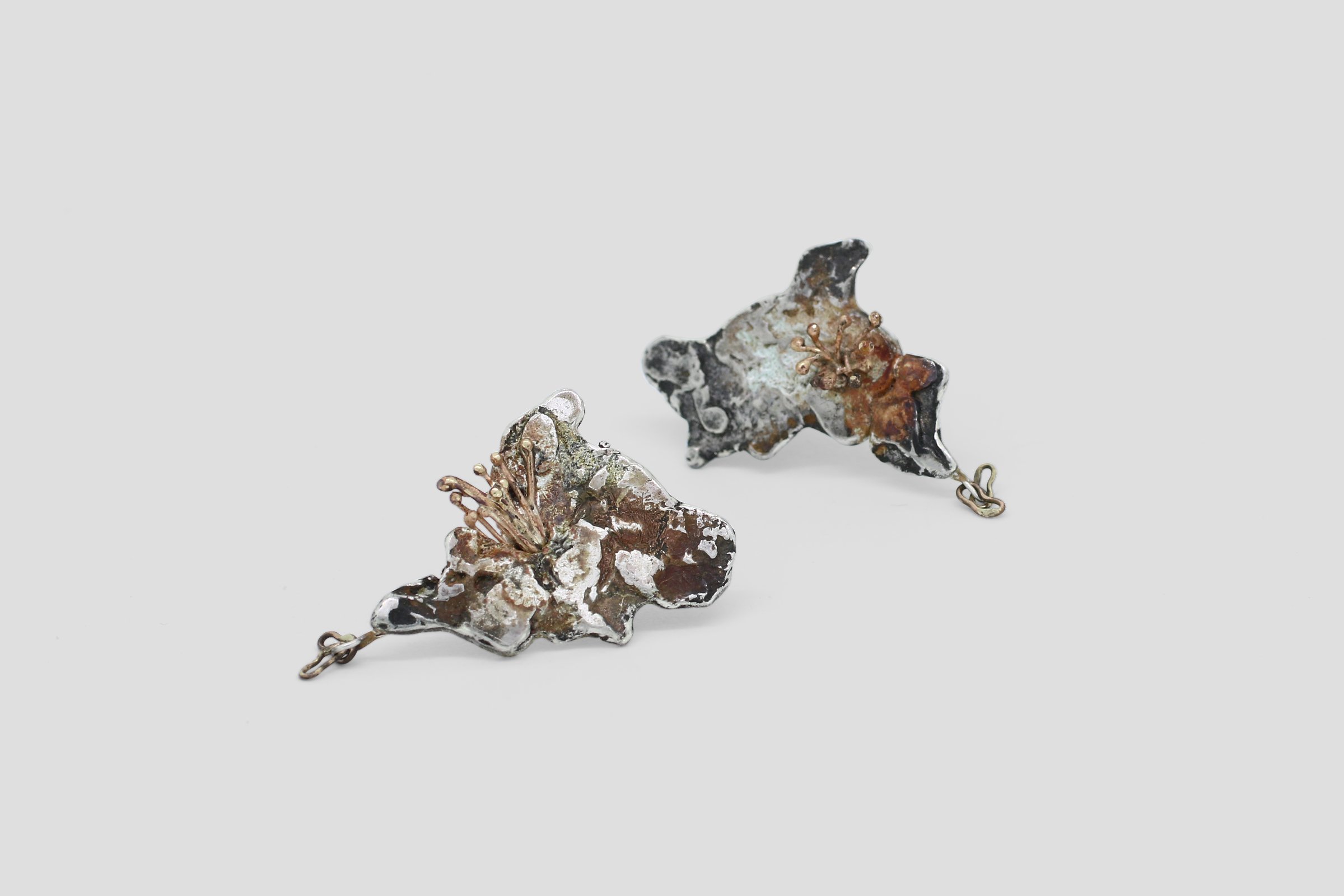 Continental Drift_Oxidised_Earrings_Main.jpg