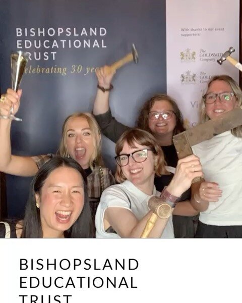 A belated post to celebrate the 30 year anniversary of @bishopsland_educational_trust at @goldsmithshall 

Such an important and supportive space, at which I spent one of the best years of my life, learning from the countries best master craftspeople