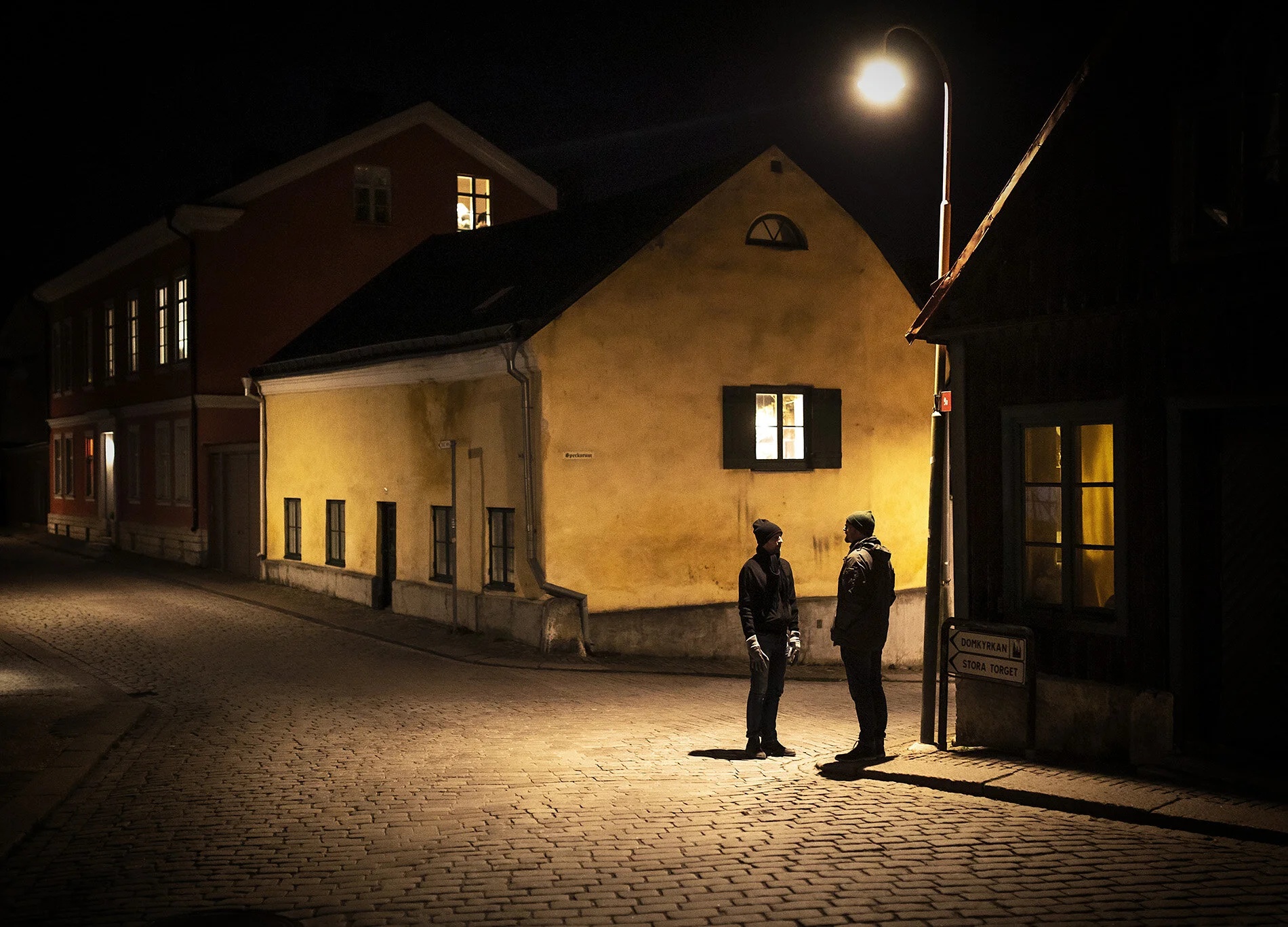 Natt i Visby.