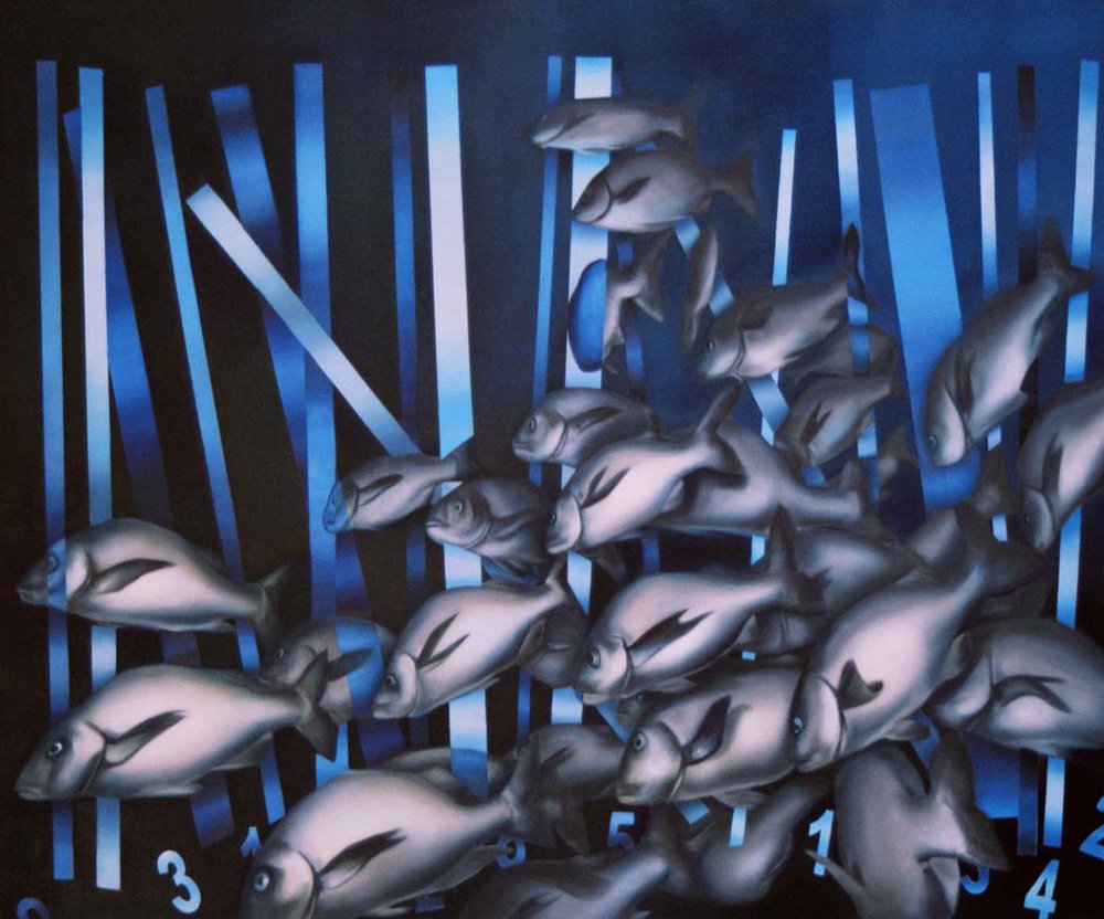 Sürü Y
2005
oil on canvas
120 x 100 cm